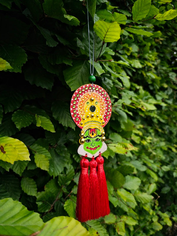 Hand painted Kathakali Car Hangings