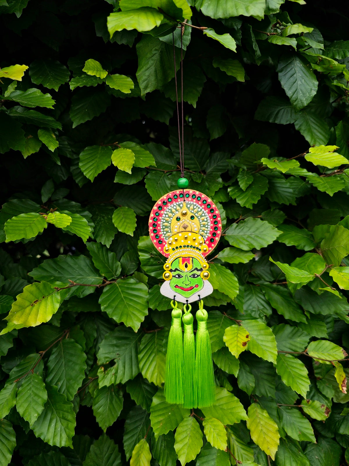 Hand painted Kathakali Car Hangings