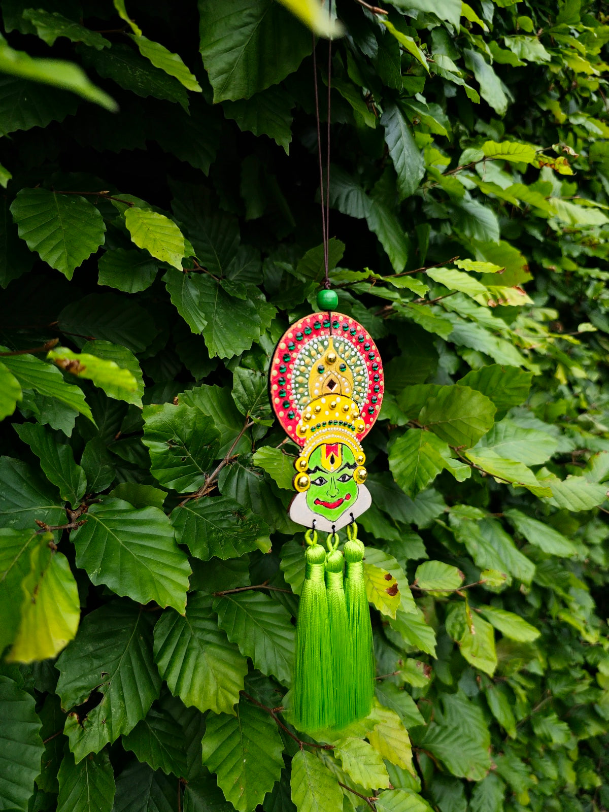 Hand painted Kathakali Car Hangings