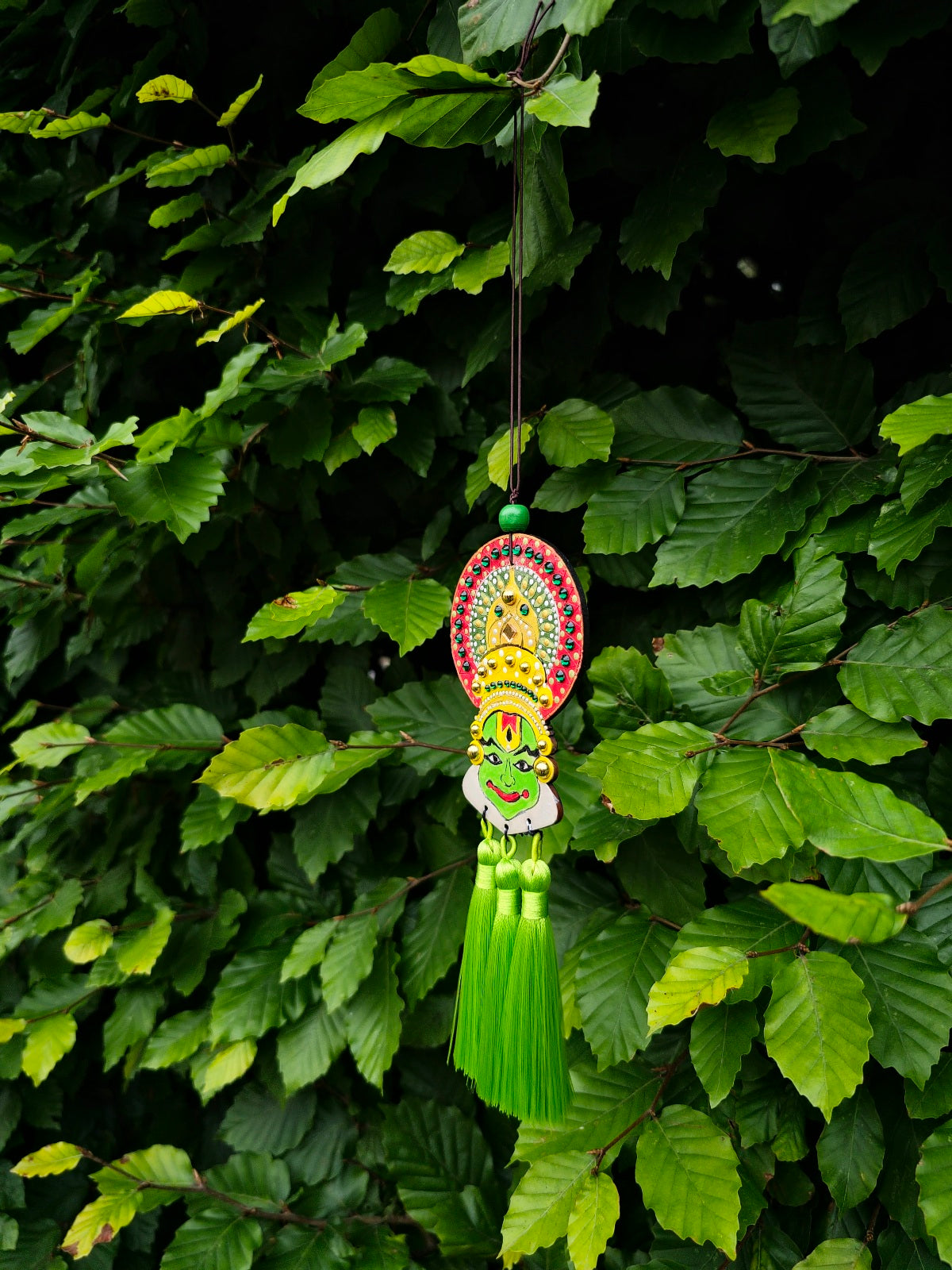 Hand painted Kathakali Car Hangings