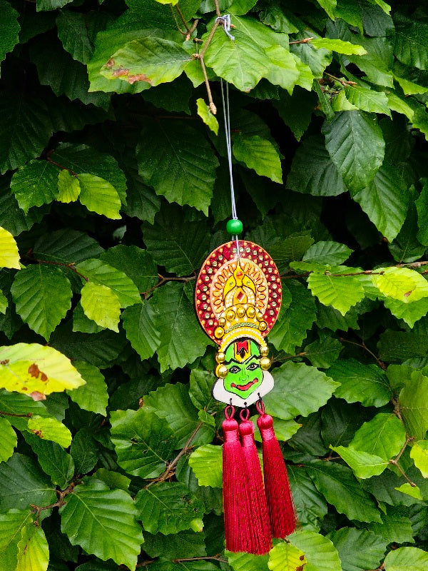 Hand painted Kathakali Car Hangings