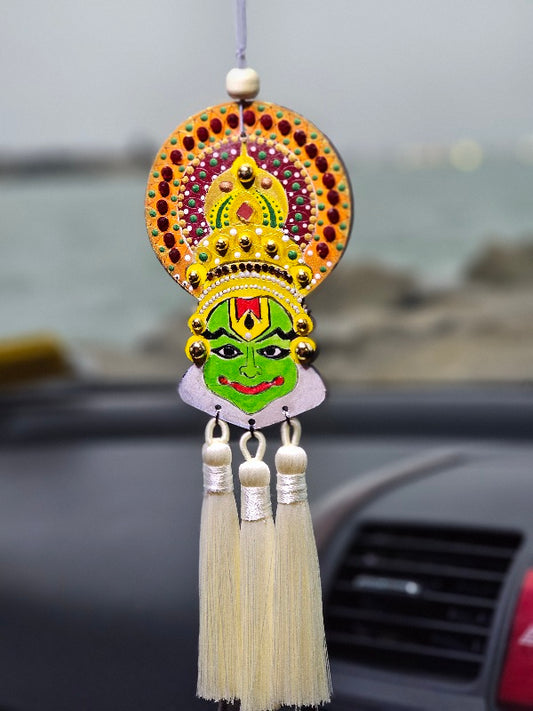 Hand painted Kathakali Car Hangings