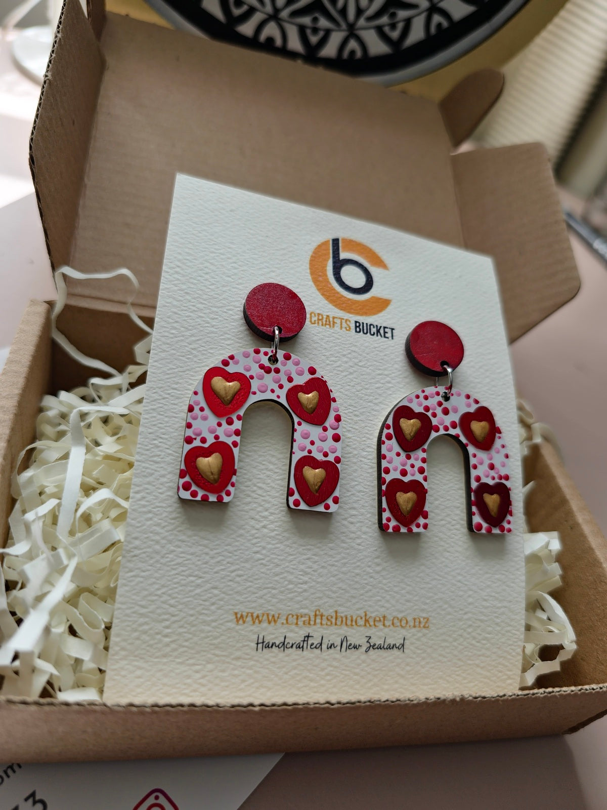 Heartstrings: Handcrafted Earrings