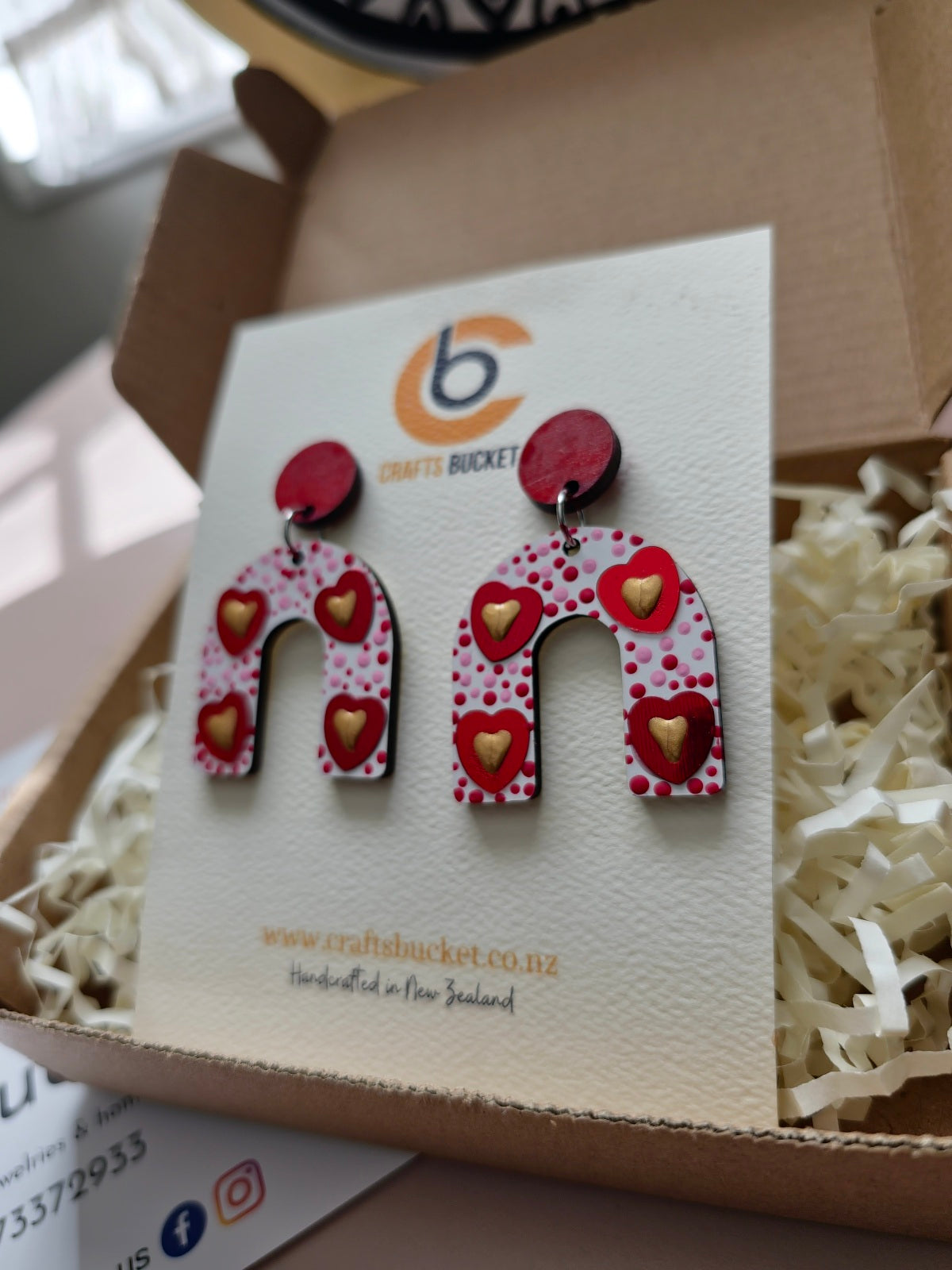 Heartstrings: Handcrafted Earrings