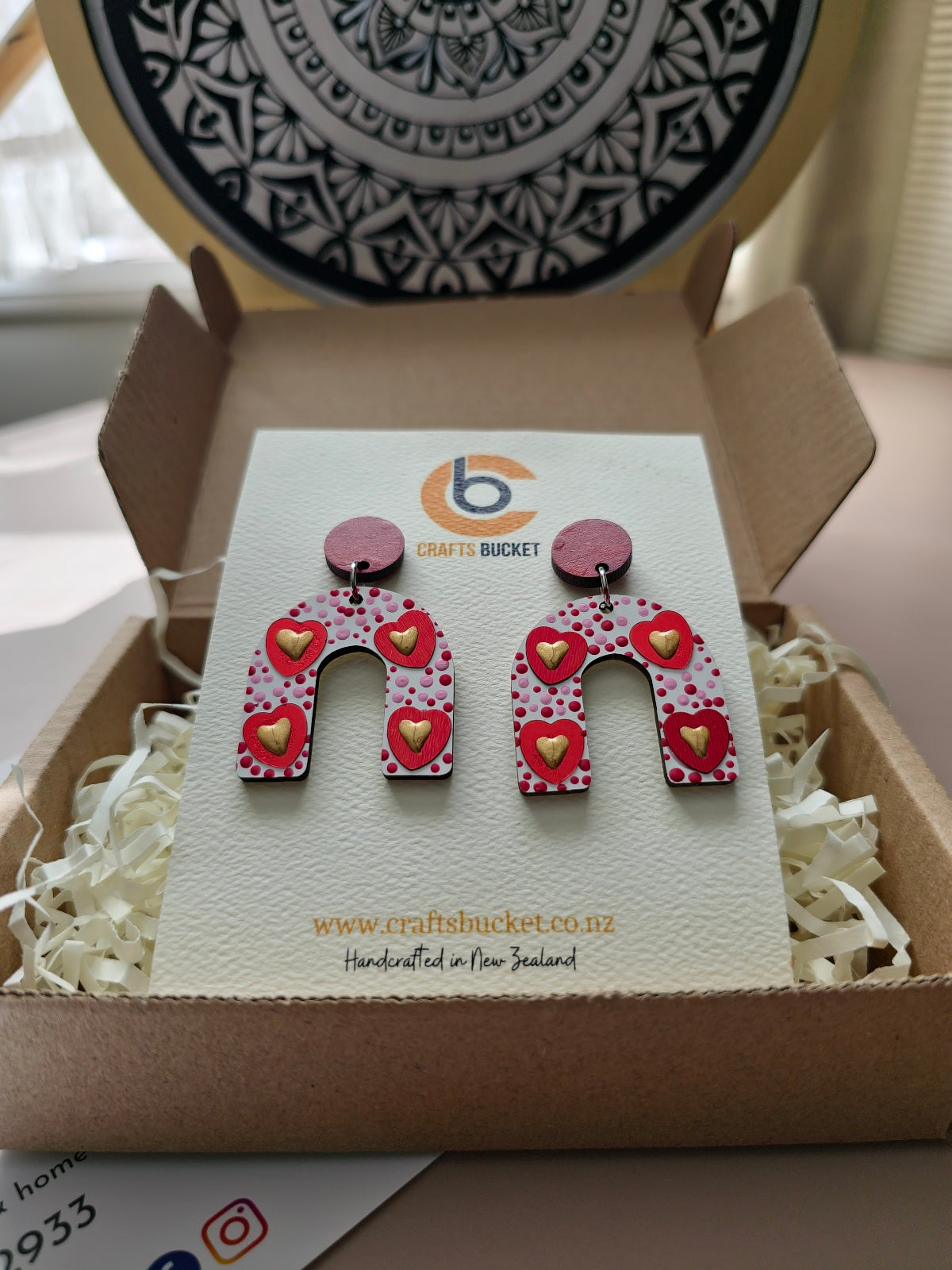 Heartstrings: Handcrafted Earrings