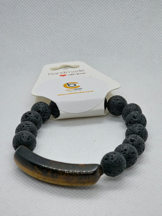 Unisex Stretchable Tiger's Lava Fusion Bracelets