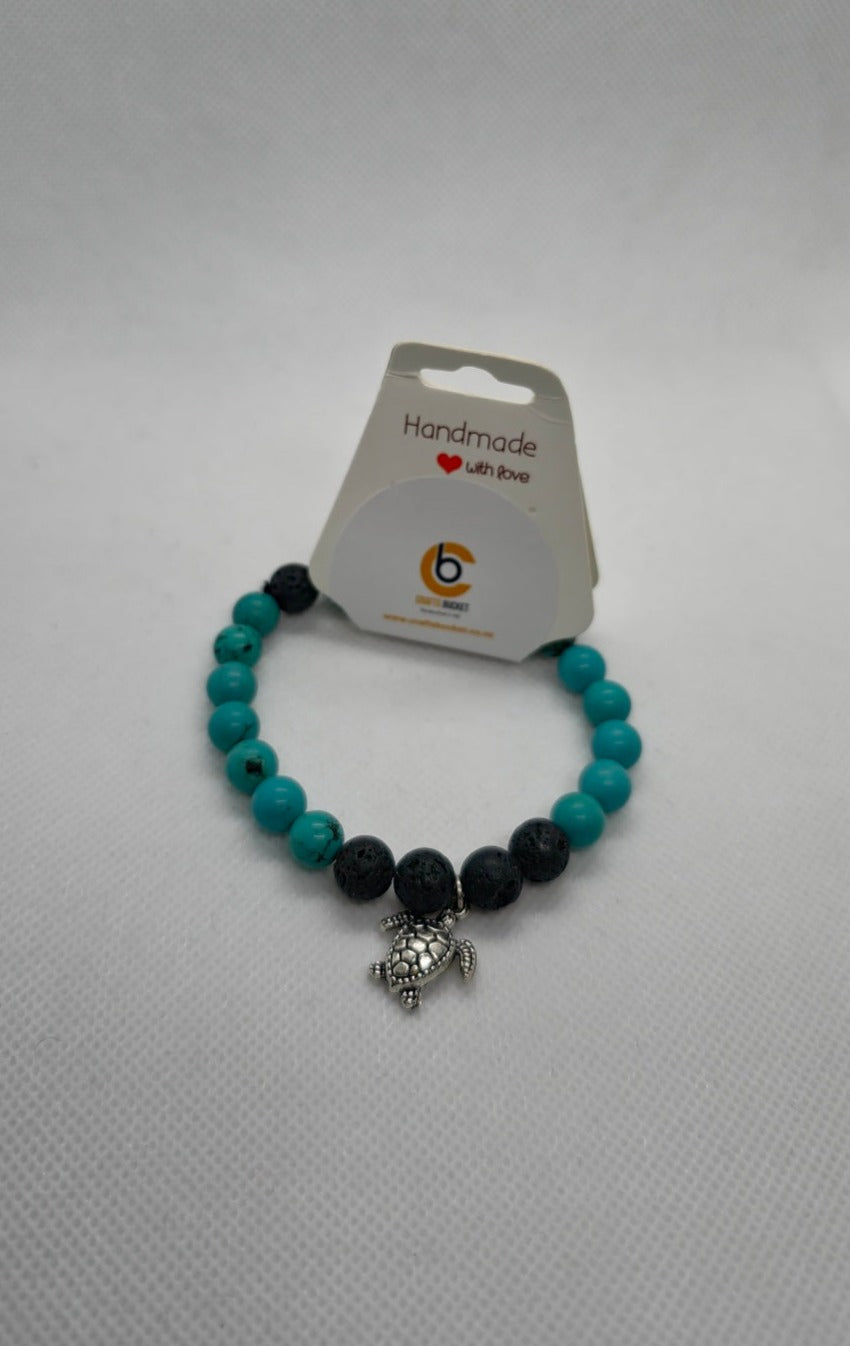 Lava Strength: Turquoise Tranquility Bracelets