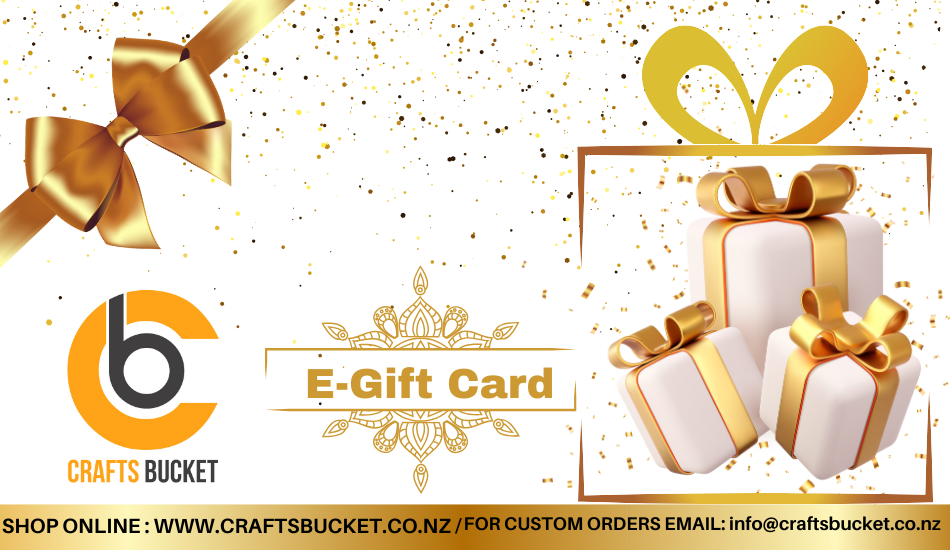 Crafts Bucket E-Gift Card (send you through e-mail)