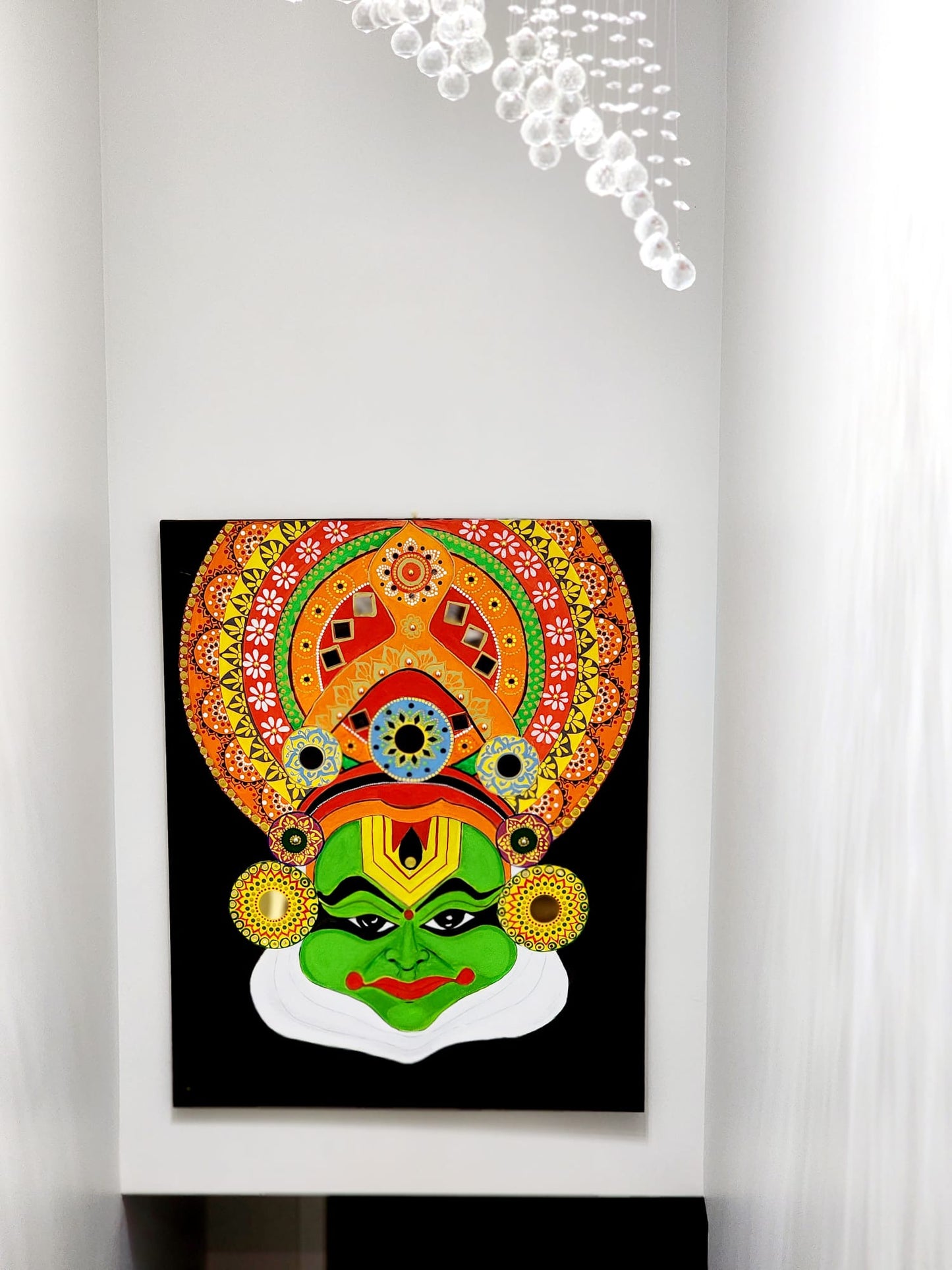 Hand Painted Mandala Kathakali Original Wall Paintings