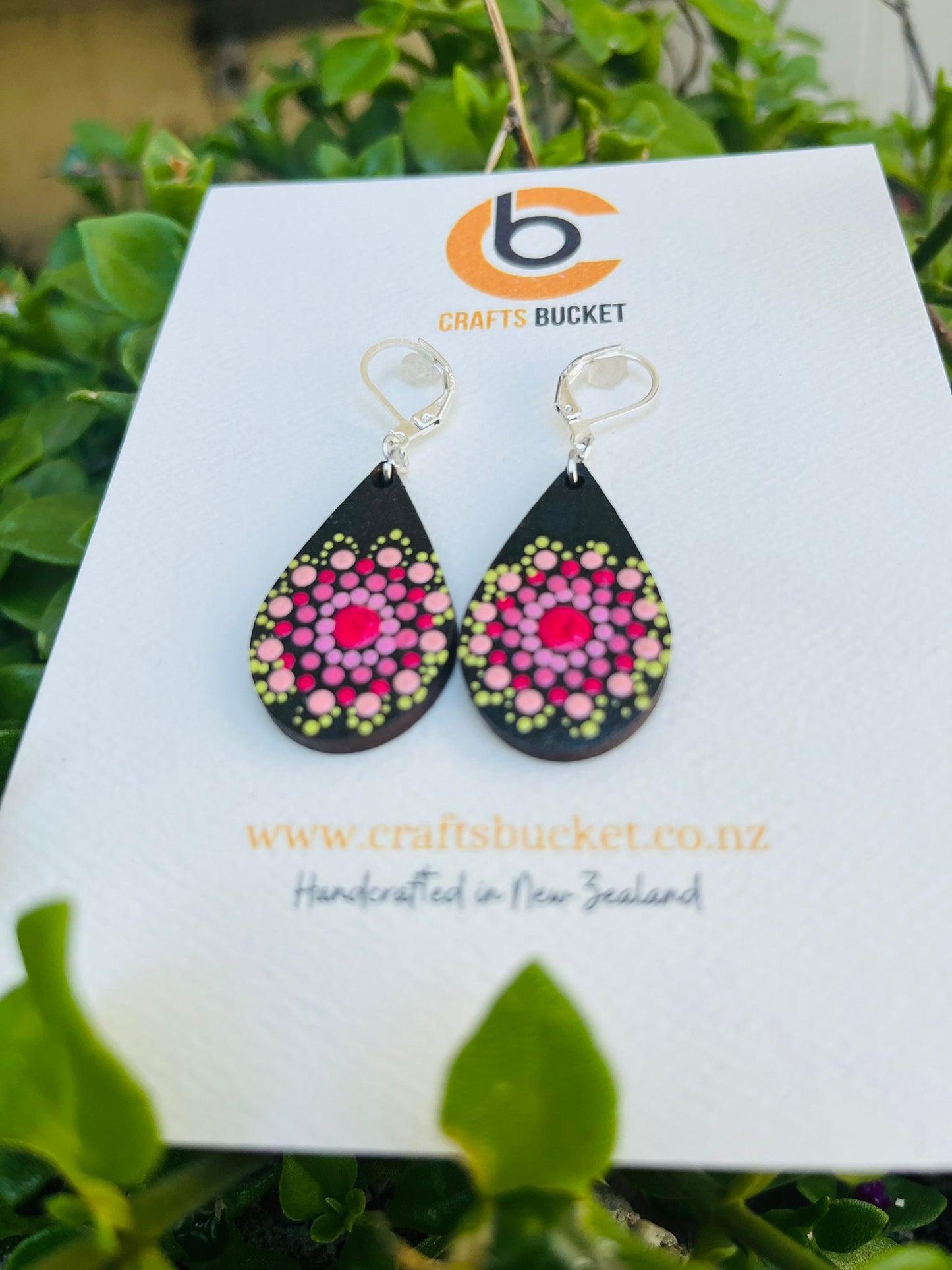 Handmade Floral Design Earrings