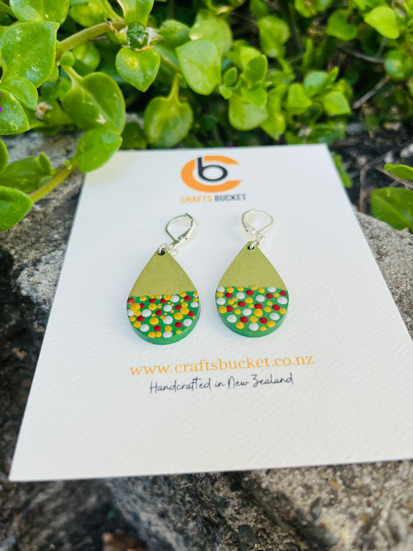 Handmade Floral Design Earrings