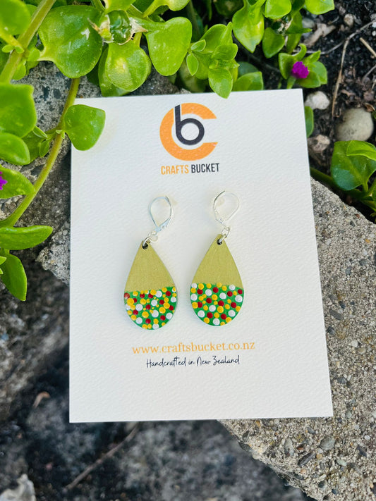 Handmade Floral Design Earrings