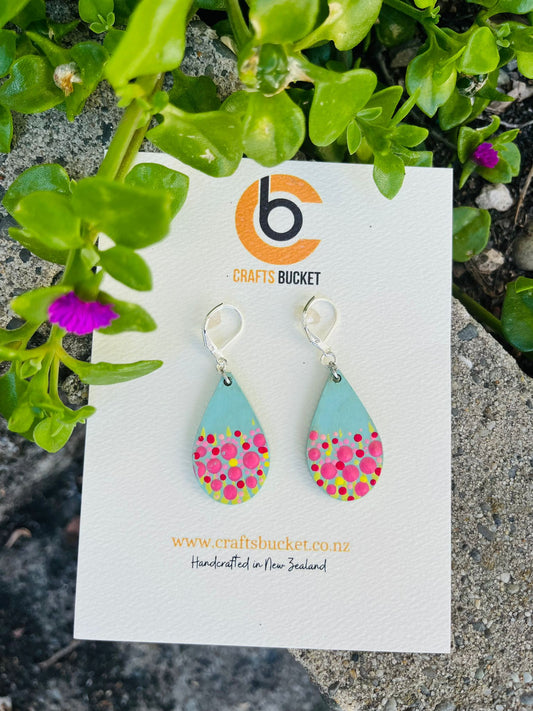 Handmade Floral Design Earrings