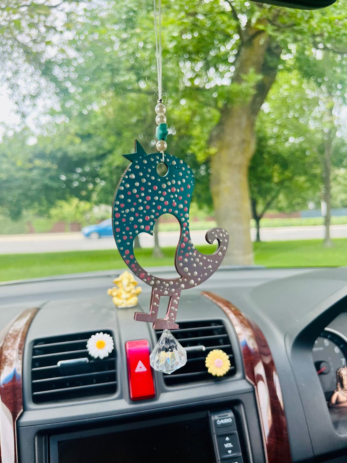 Double Sided Handcrafted Car Hangings