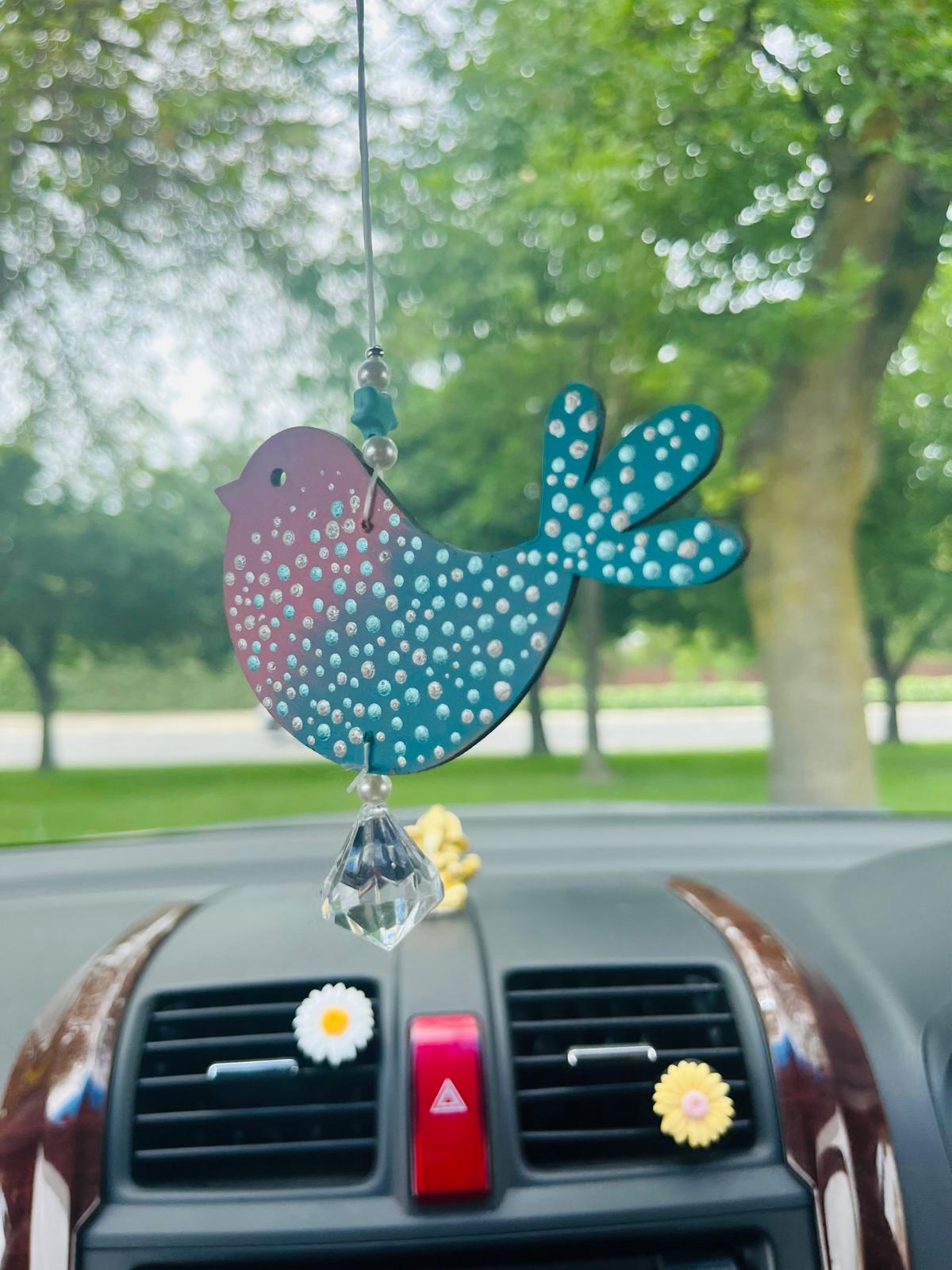 Double Sided Handcrafted Car Hangings