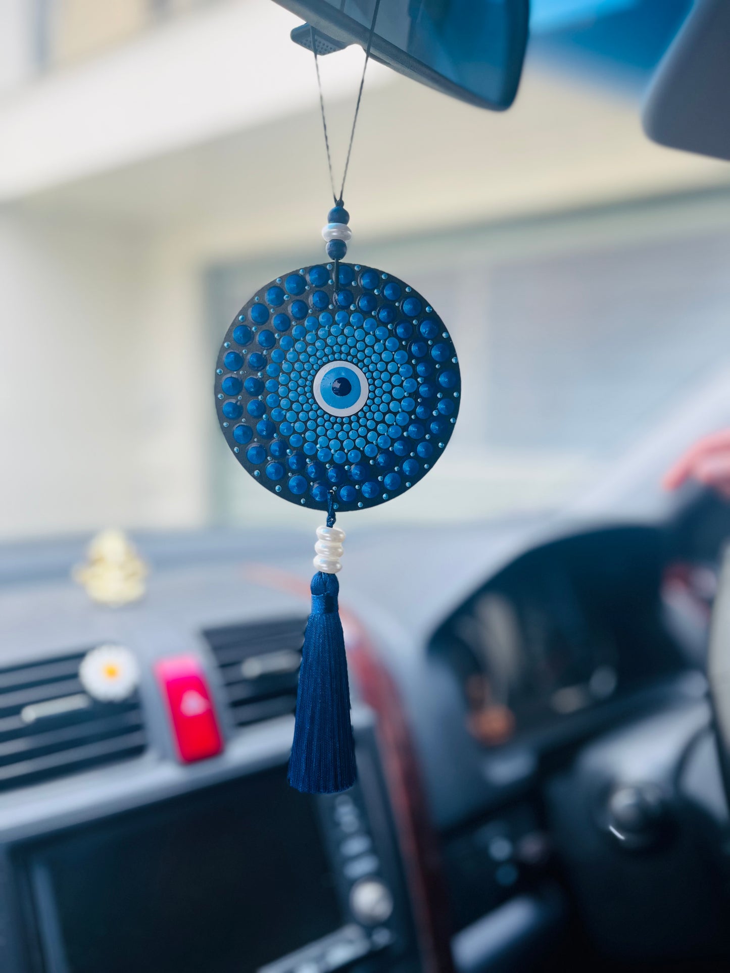 Double Sided Handcrafted Evil Eye Car Hangings