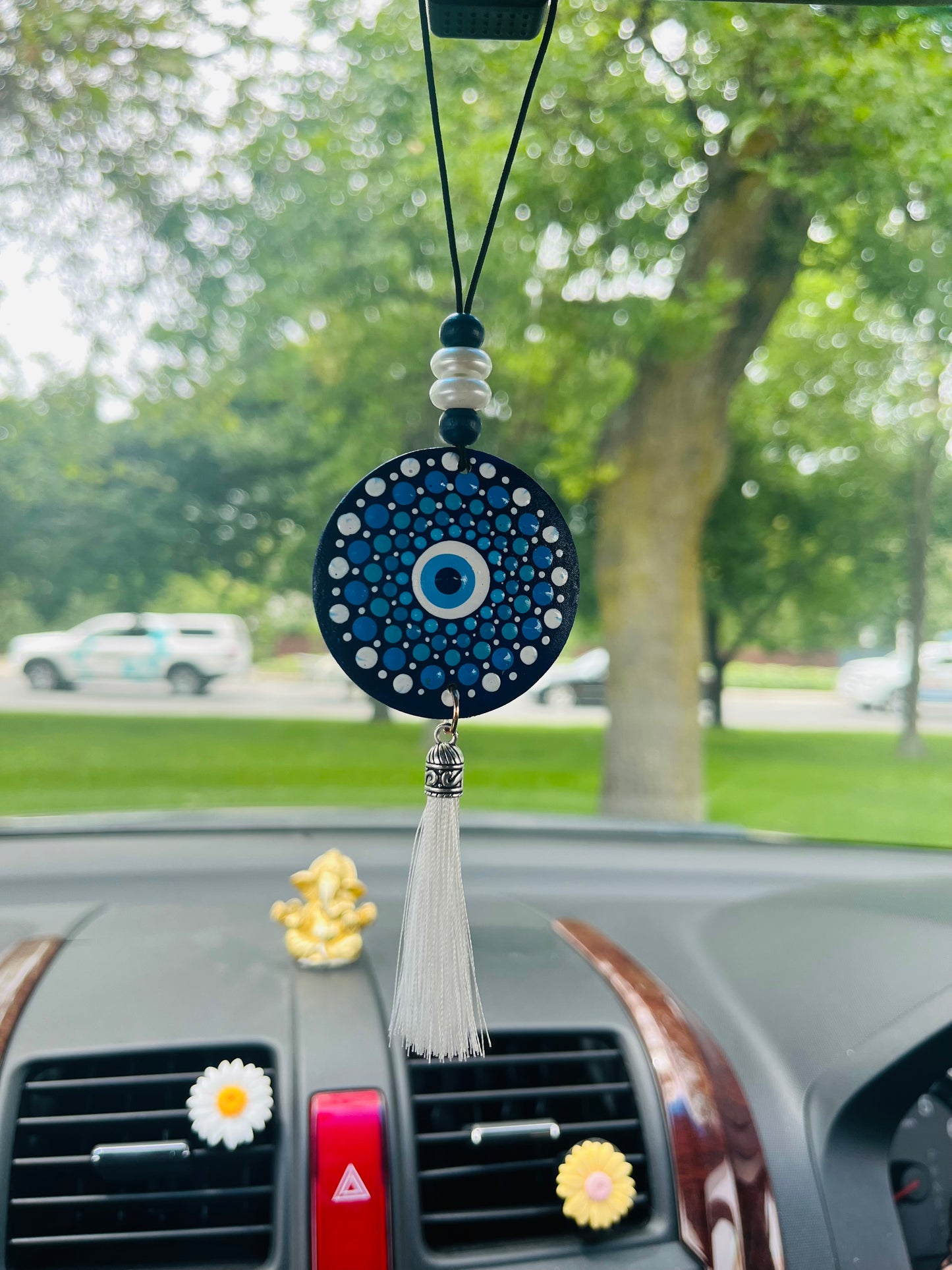 Double Sided Handcrafted Evil Eye Car Hangings