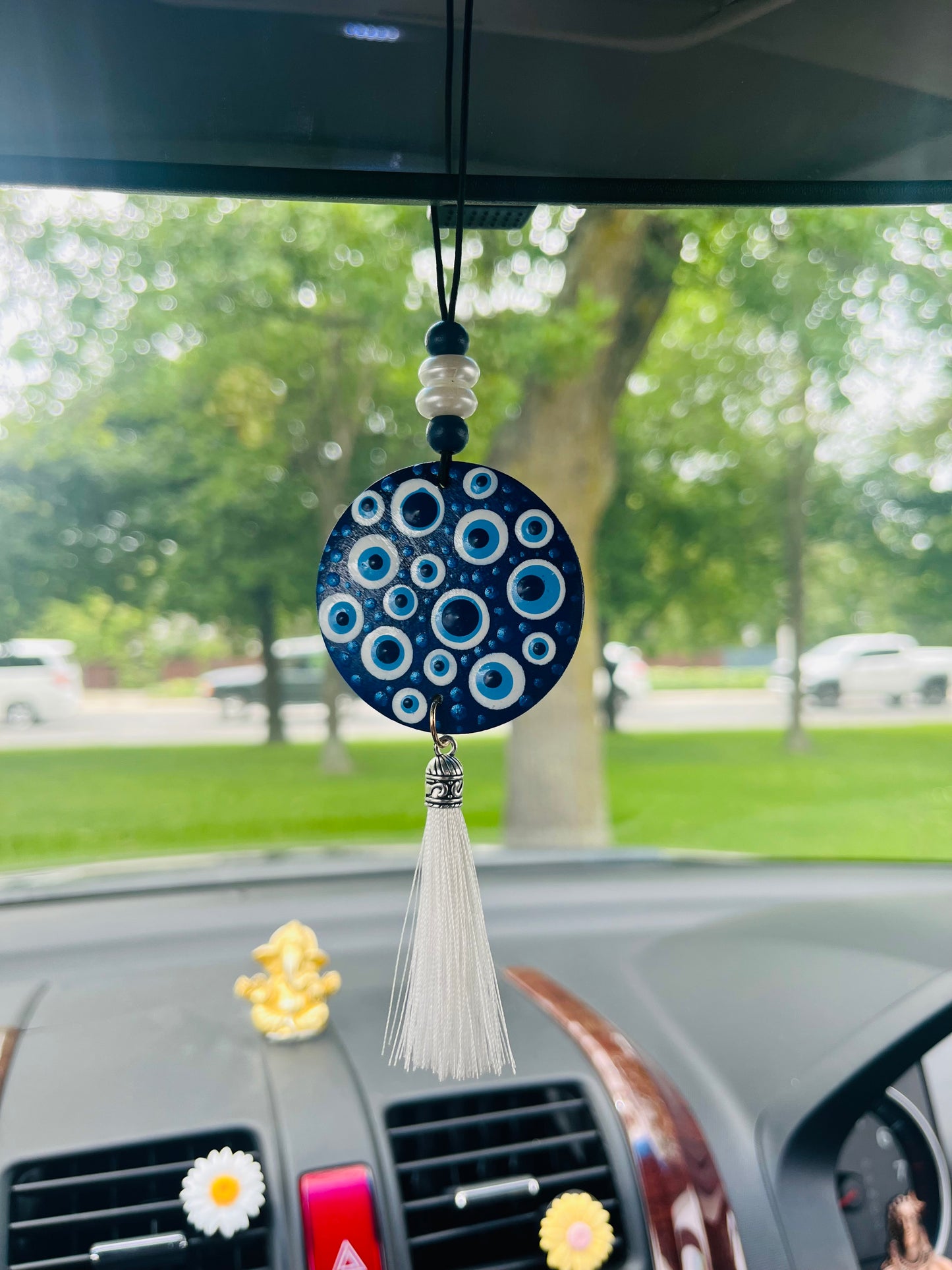 Double Sided Handcrafted Evil Eye Car Hangings