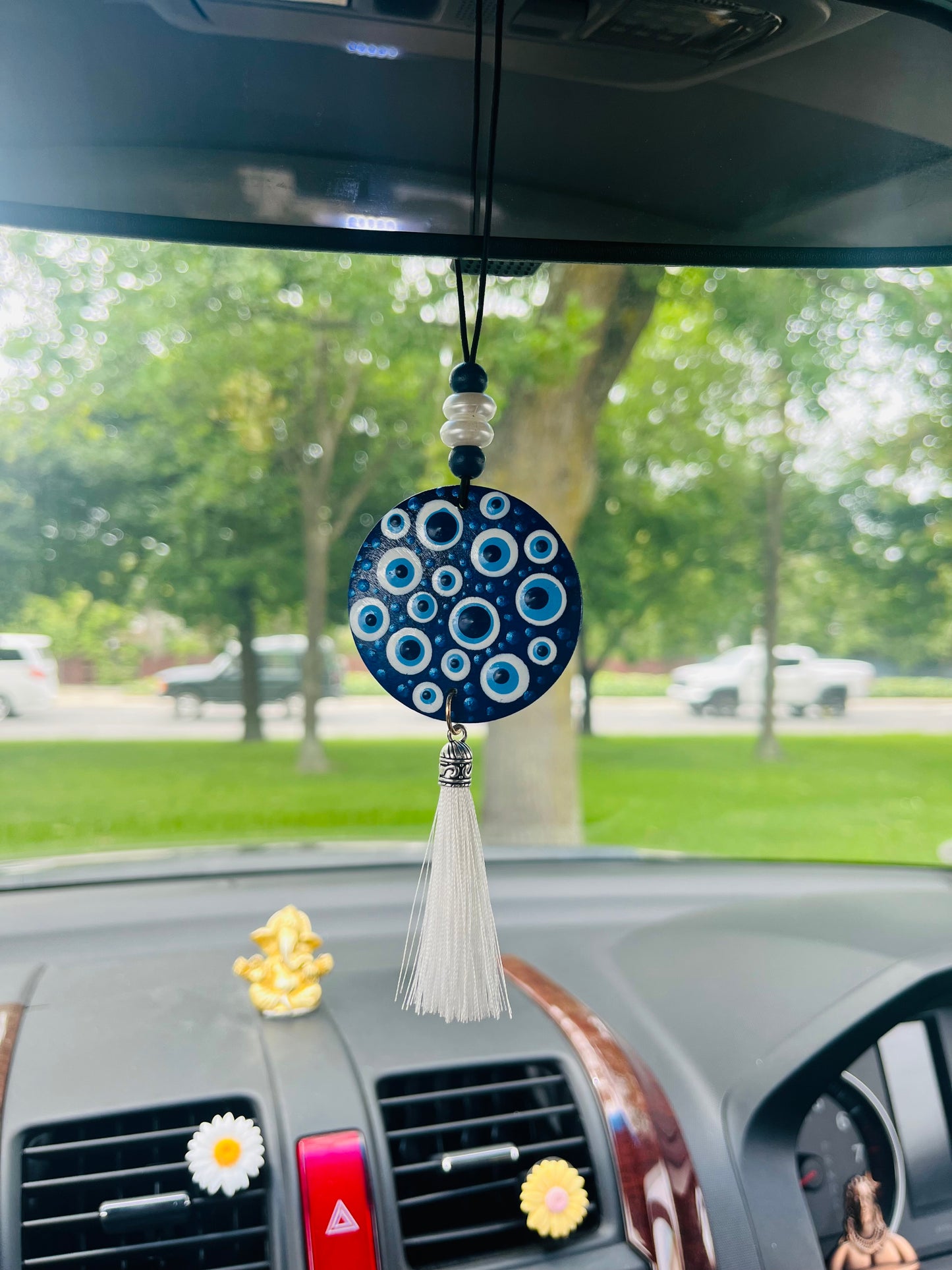 Double Sided Handcrafted Evil Eye Car Hangings