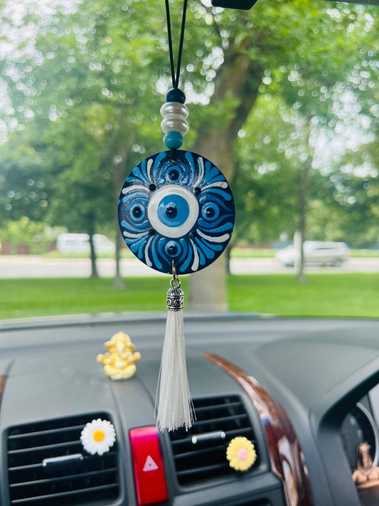 Double Sided Handcrafted Evil Eye Car Hangings