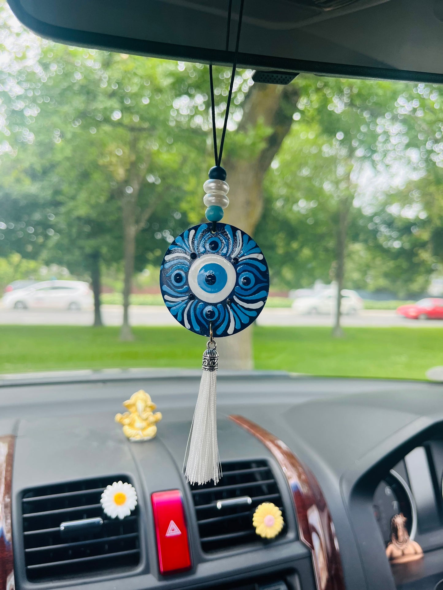 Double Sided Handcrafted Evil Eye Car Hangings