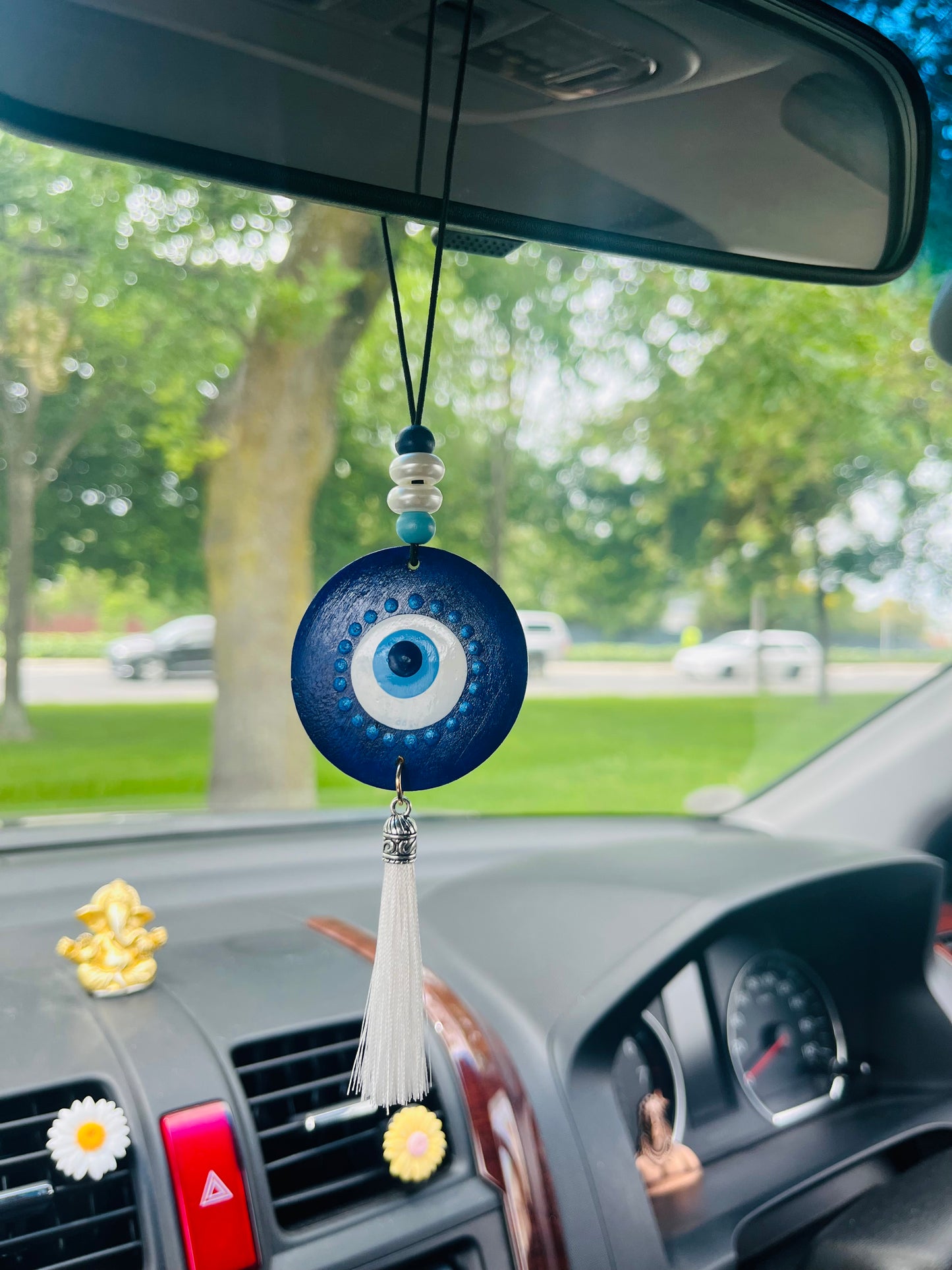 Double Sided Handcrafted Evil Eye Car Hangings