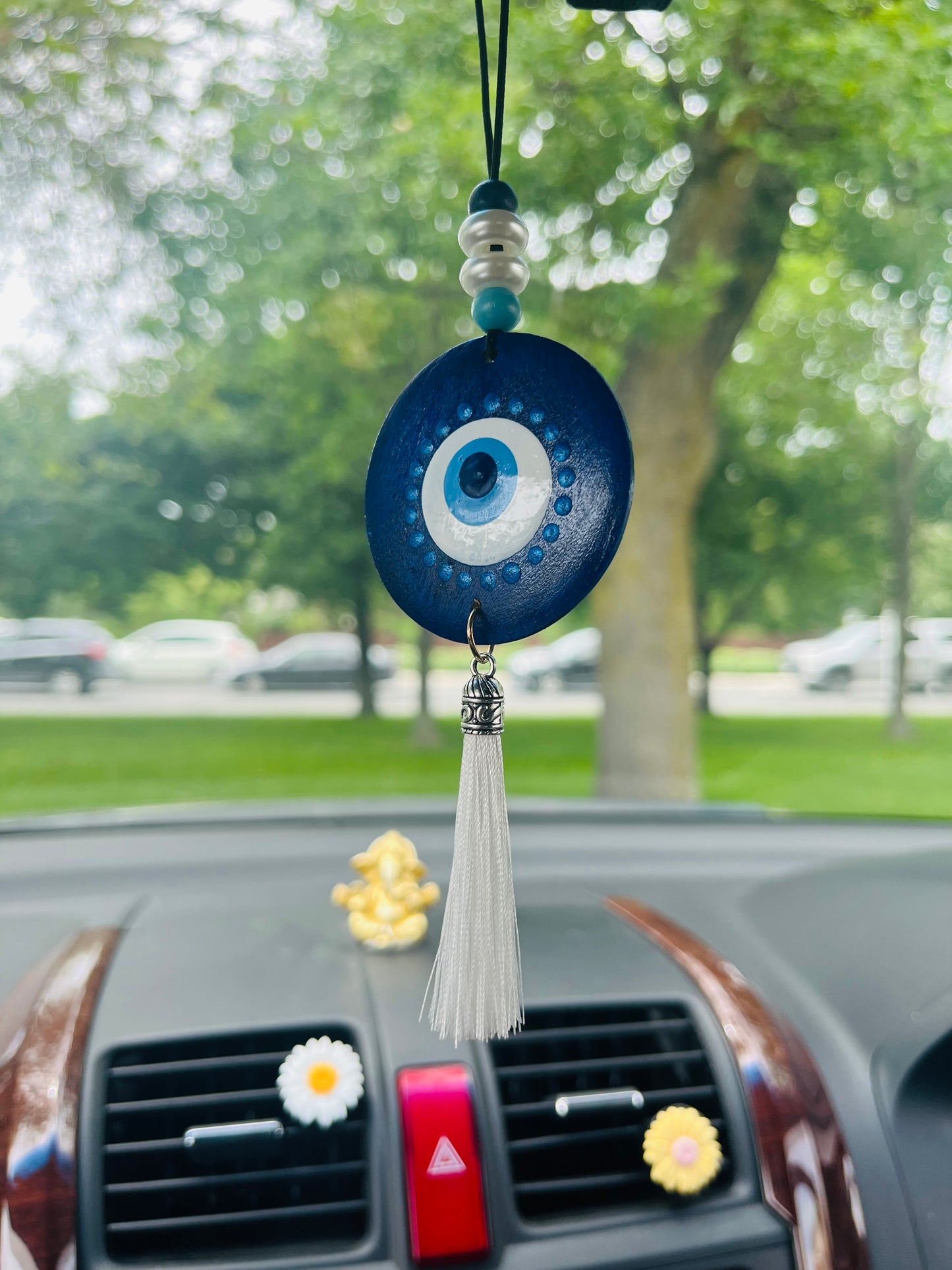 Double Sided Handcrafted Evil Eye Car Hangings