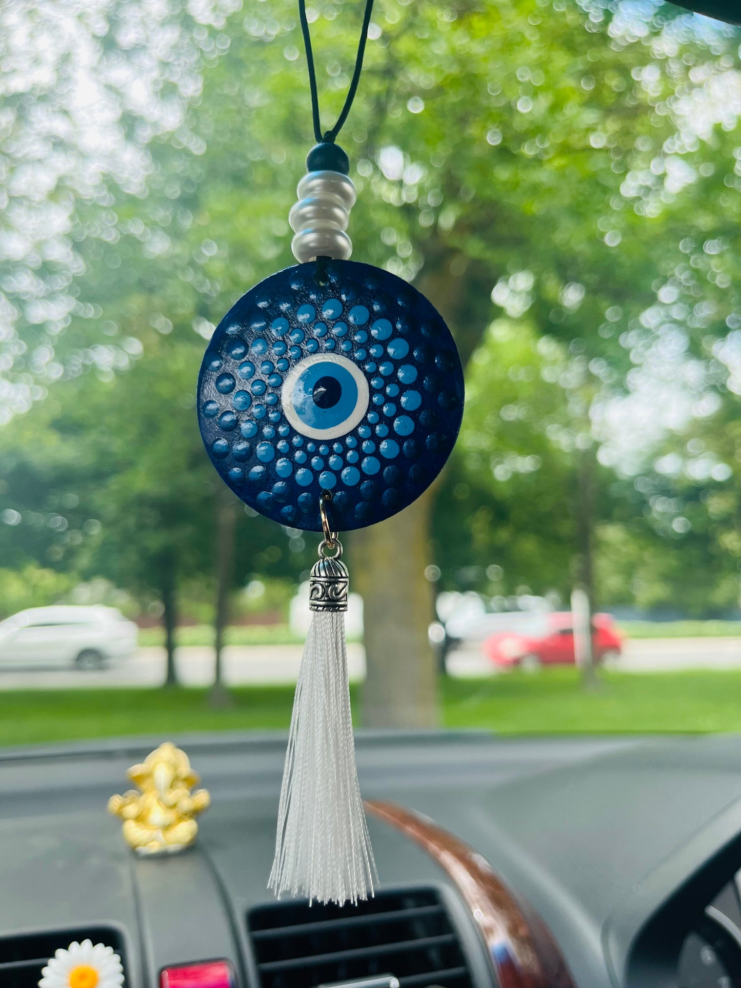 Double Sided Handcrafted Evil Eye Car Hangings