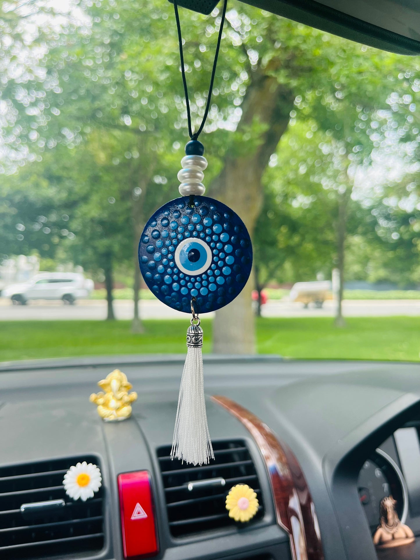 Double Sided Handcrafted Evil Eye Car Hangings