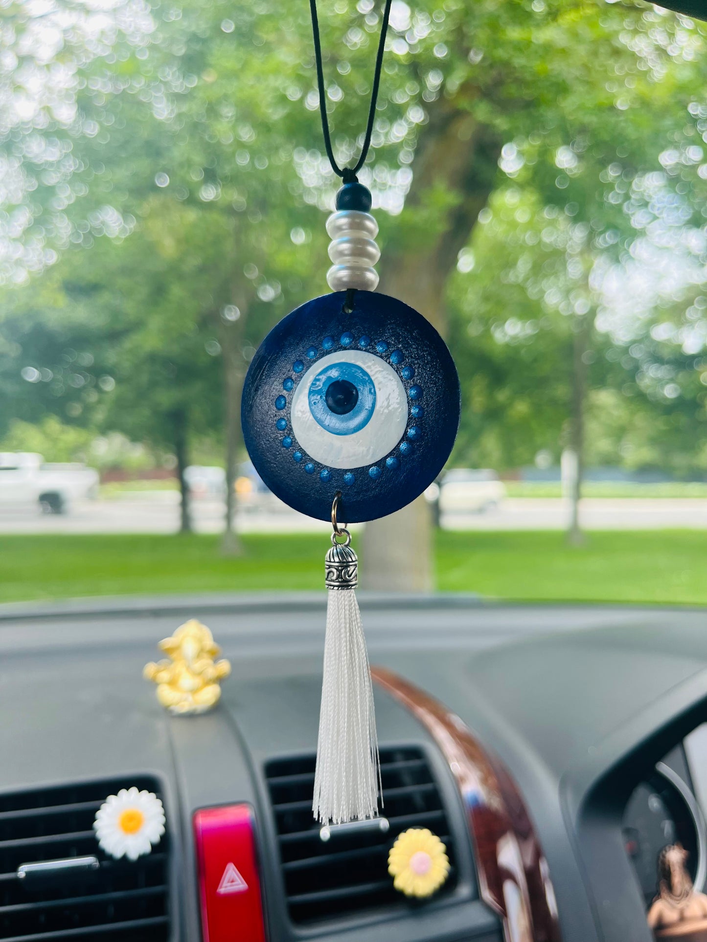 Double Sided Handcrafted Evil Eye Car Hangings