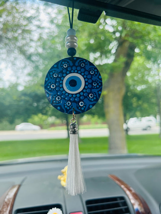 Double Sided Handcrafted Evil Eye Car Hangings