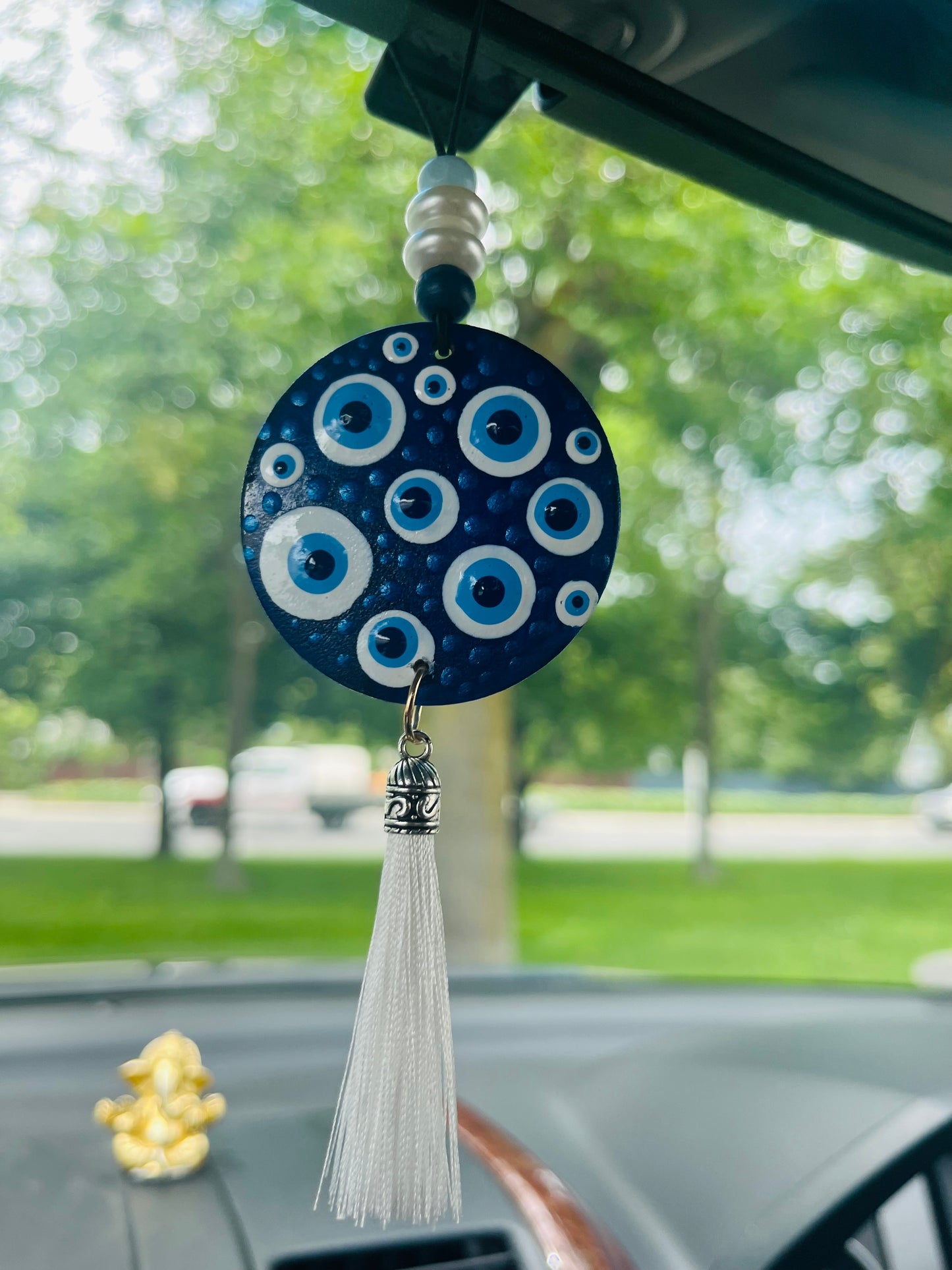 Double Sided Handcrafted Evil Eye Car Hangings