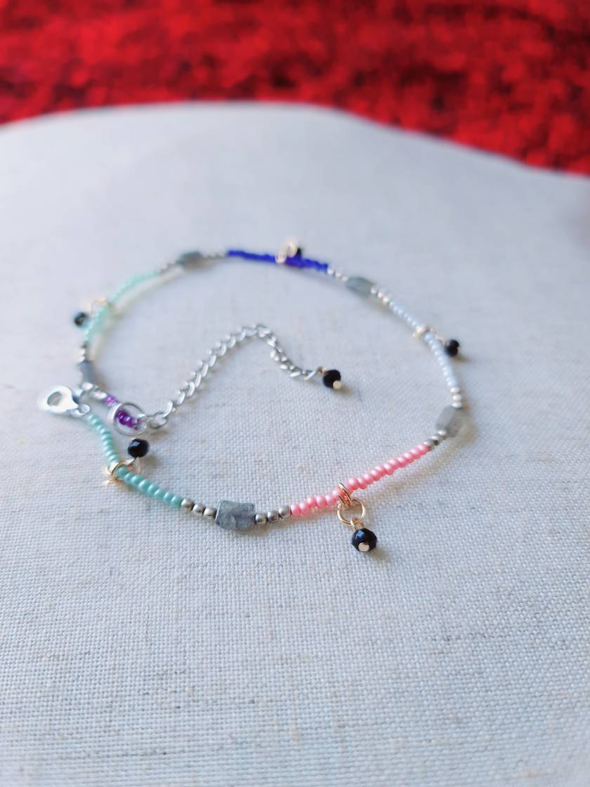 Adjustable Beaded Anklets - Crafts Bucket