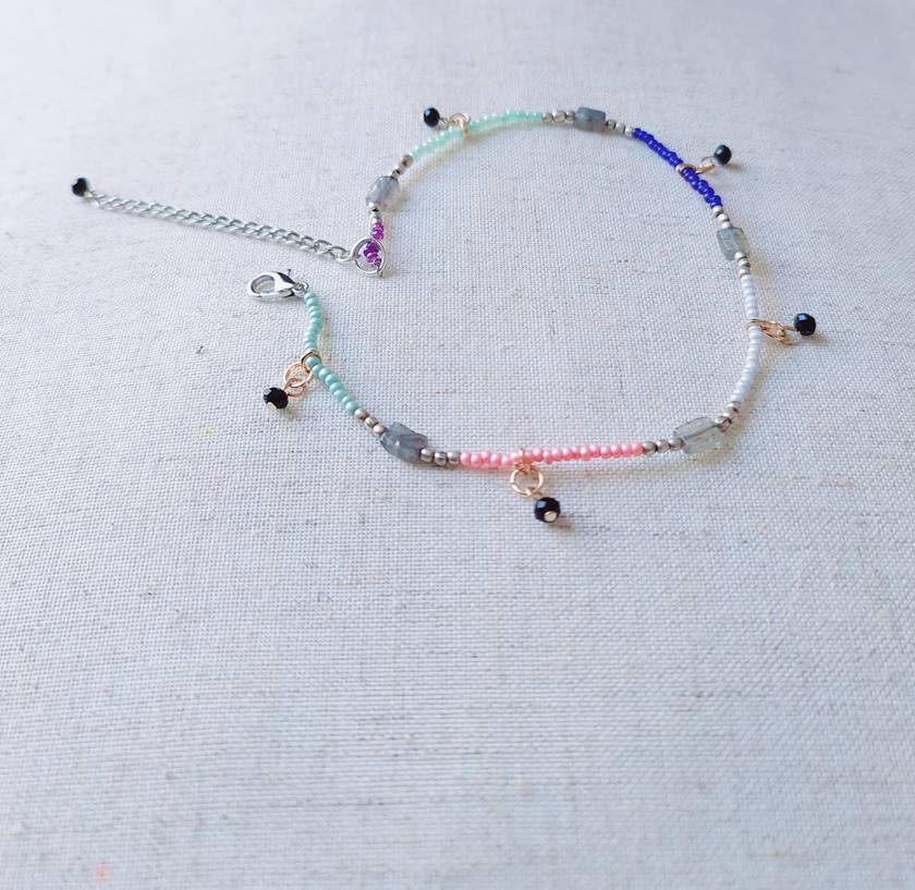 Adjustable Beaded Anklets - Crafts Bucket