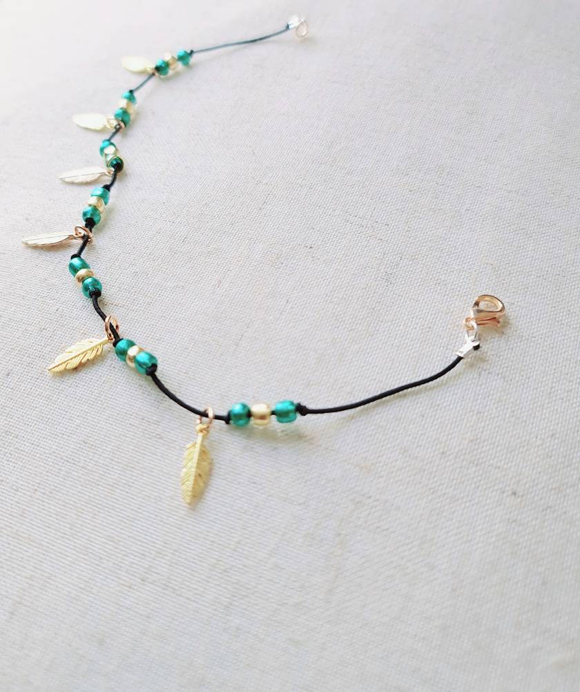 Adjustable Beaded Anklets - Crafts Bucket