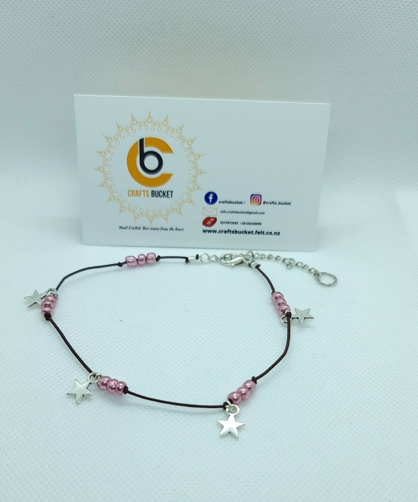 Adjustable Handcrafted Anklets - Crafts Bucket