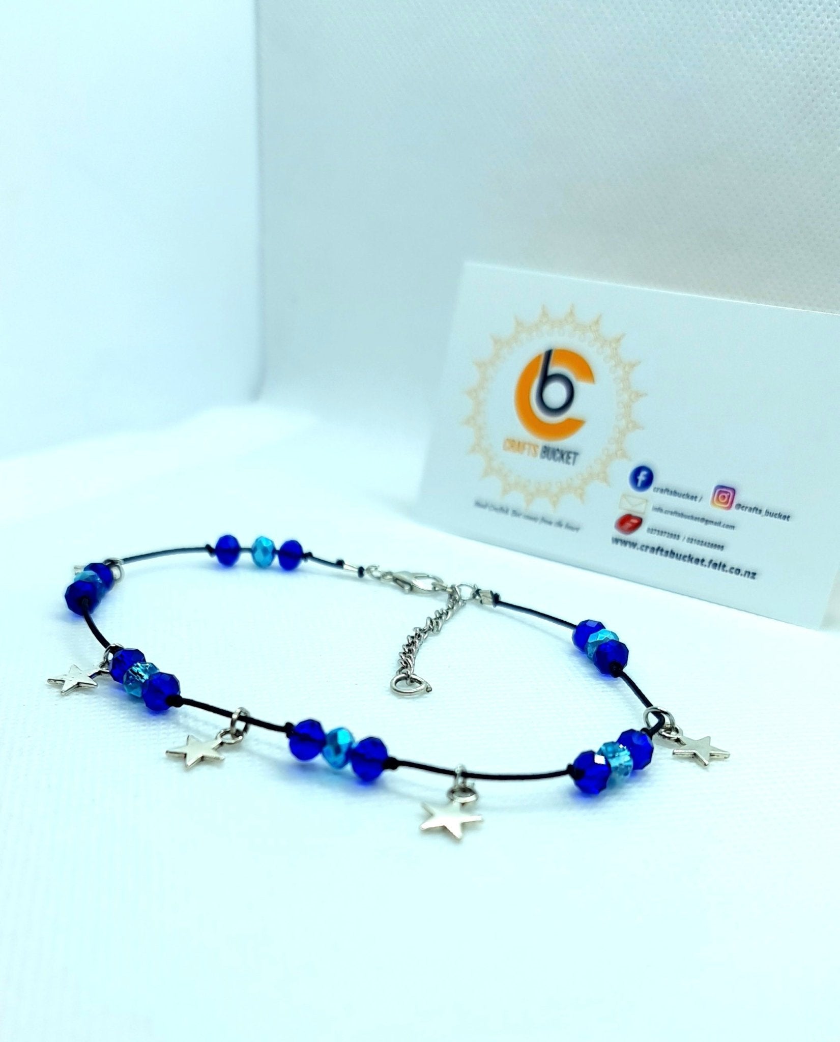 Adjustable Handcrafted Anklets - Crafts Bucket