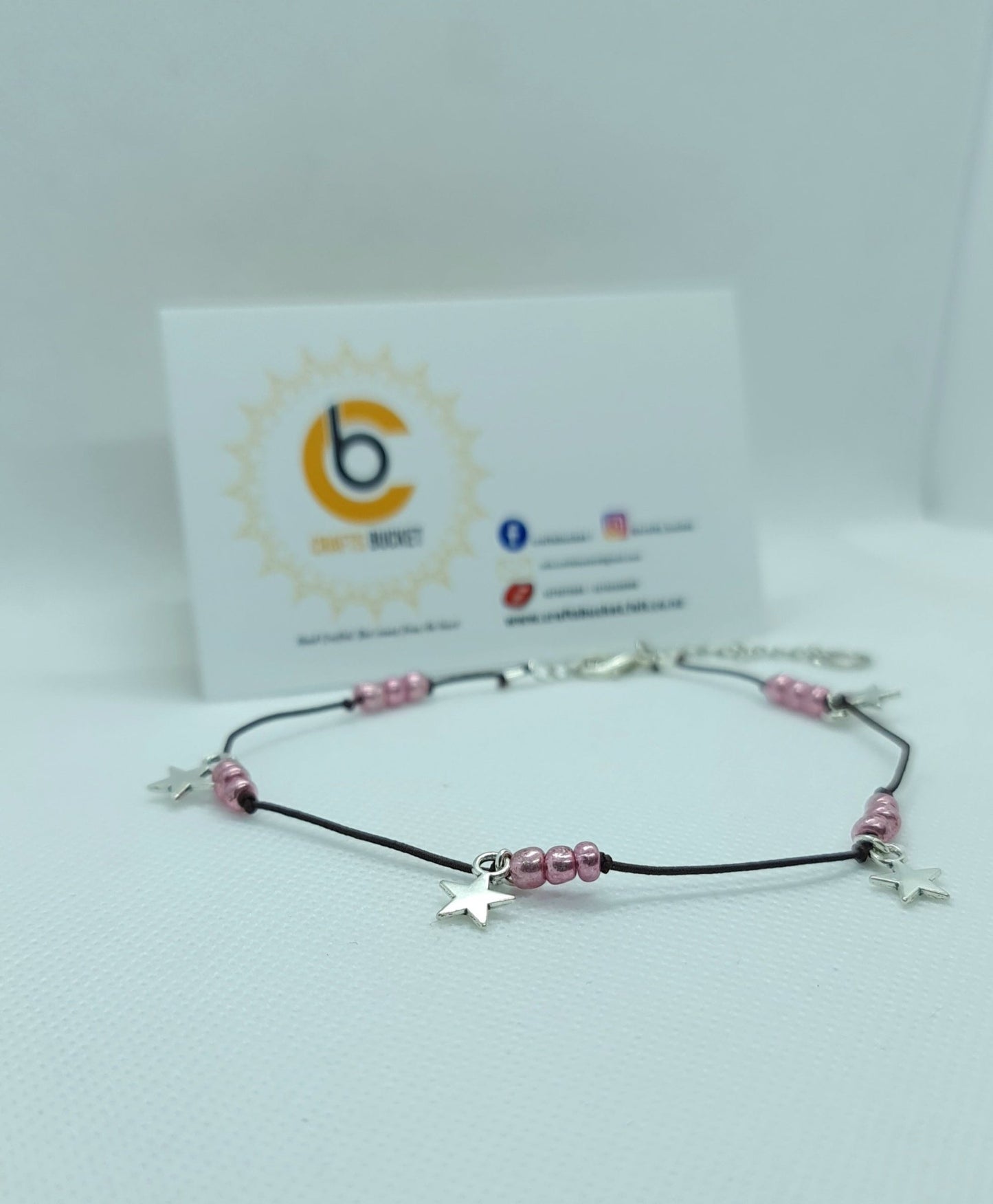 Adjustable Handcrafted Anklets - Crafts Bucket