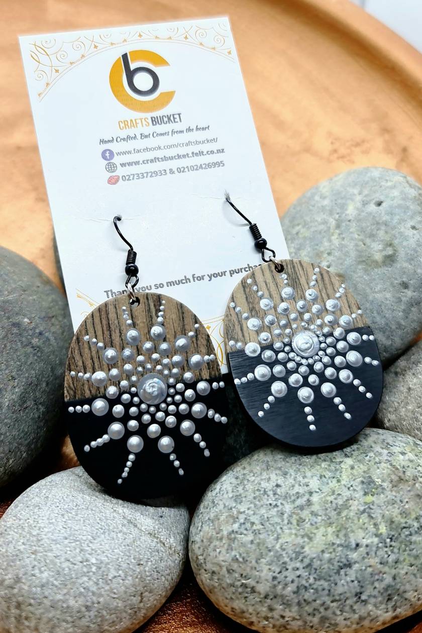 Adorable Mandala Dot Earrings - Crafts Bucket