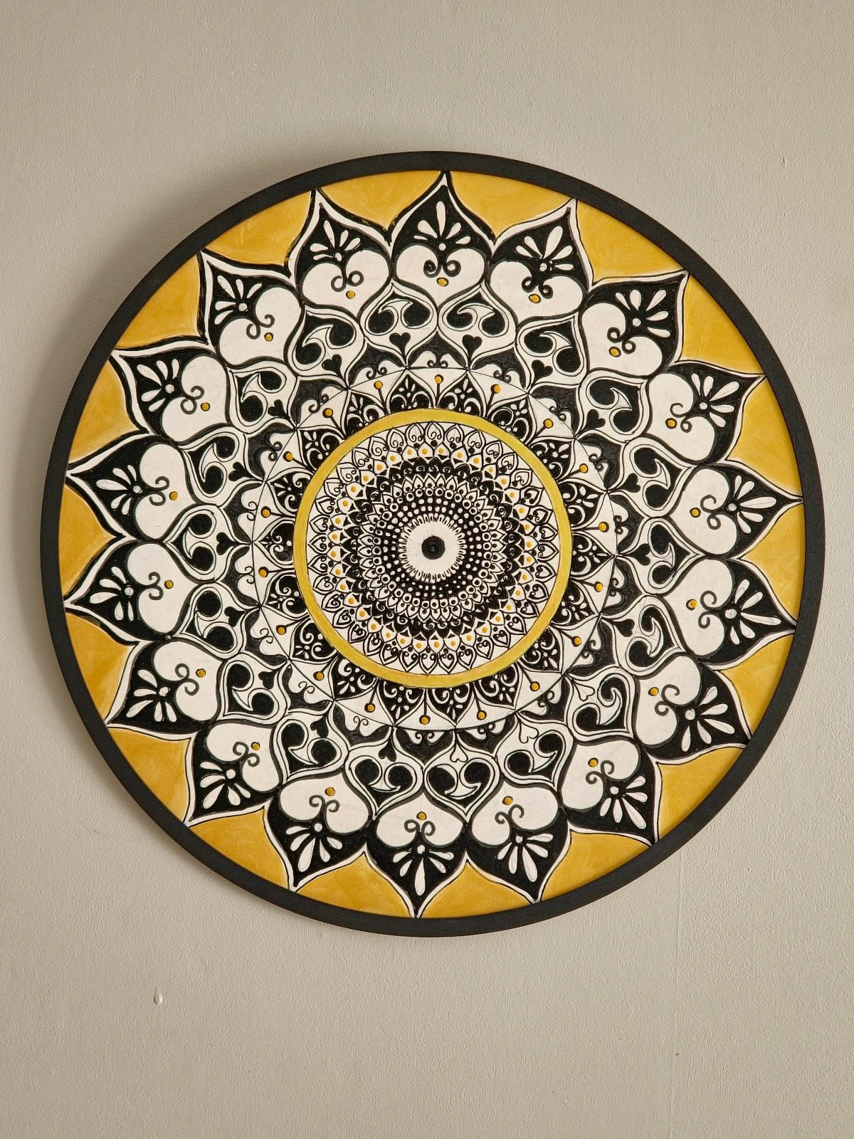 "Divine Circles: Flourish Hand Drawn Mandala" Paintings - Crafts Bucket