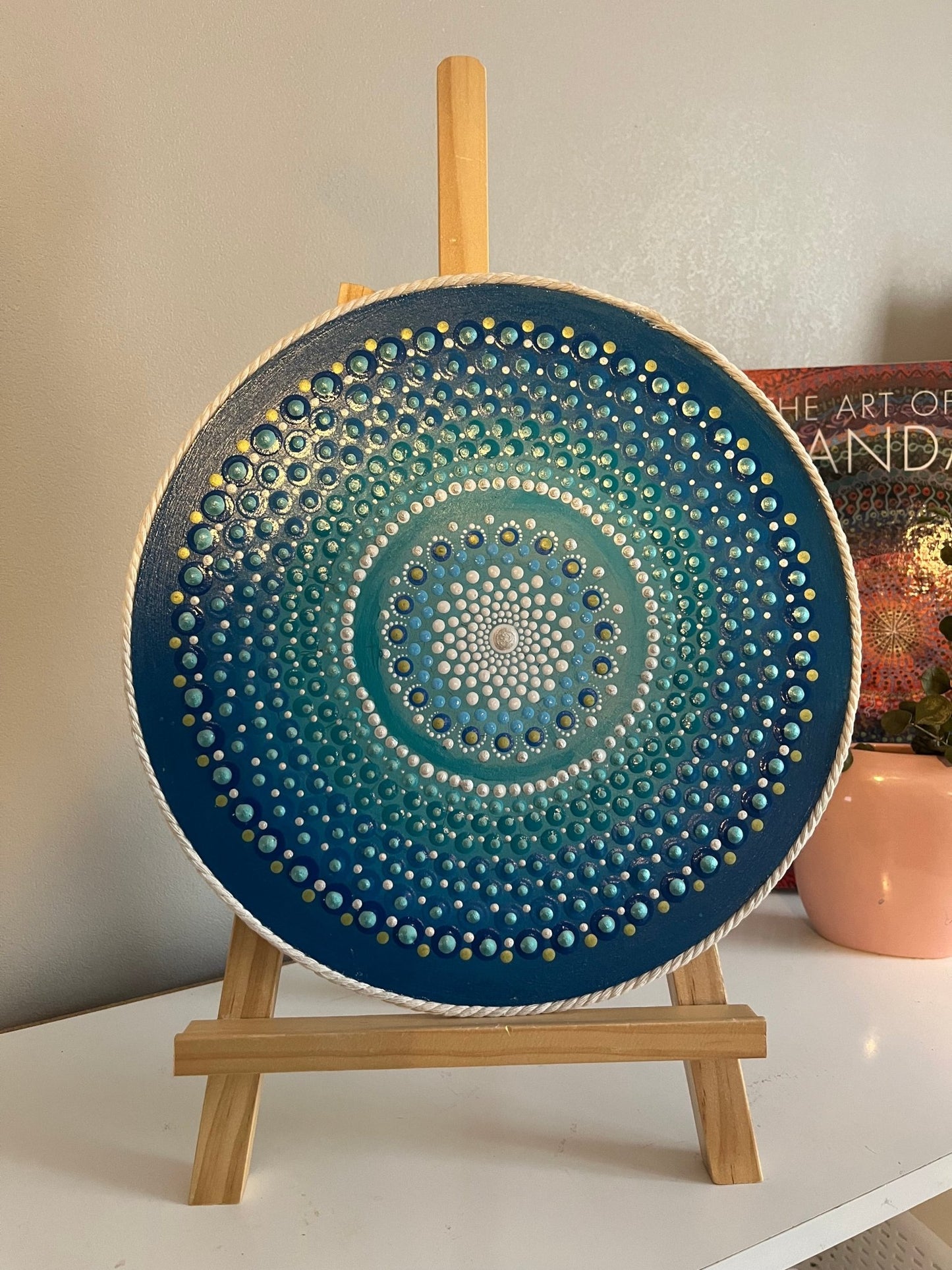 "Marine Serenity Mandala" Home Decor Paintings - Crafts Bucket