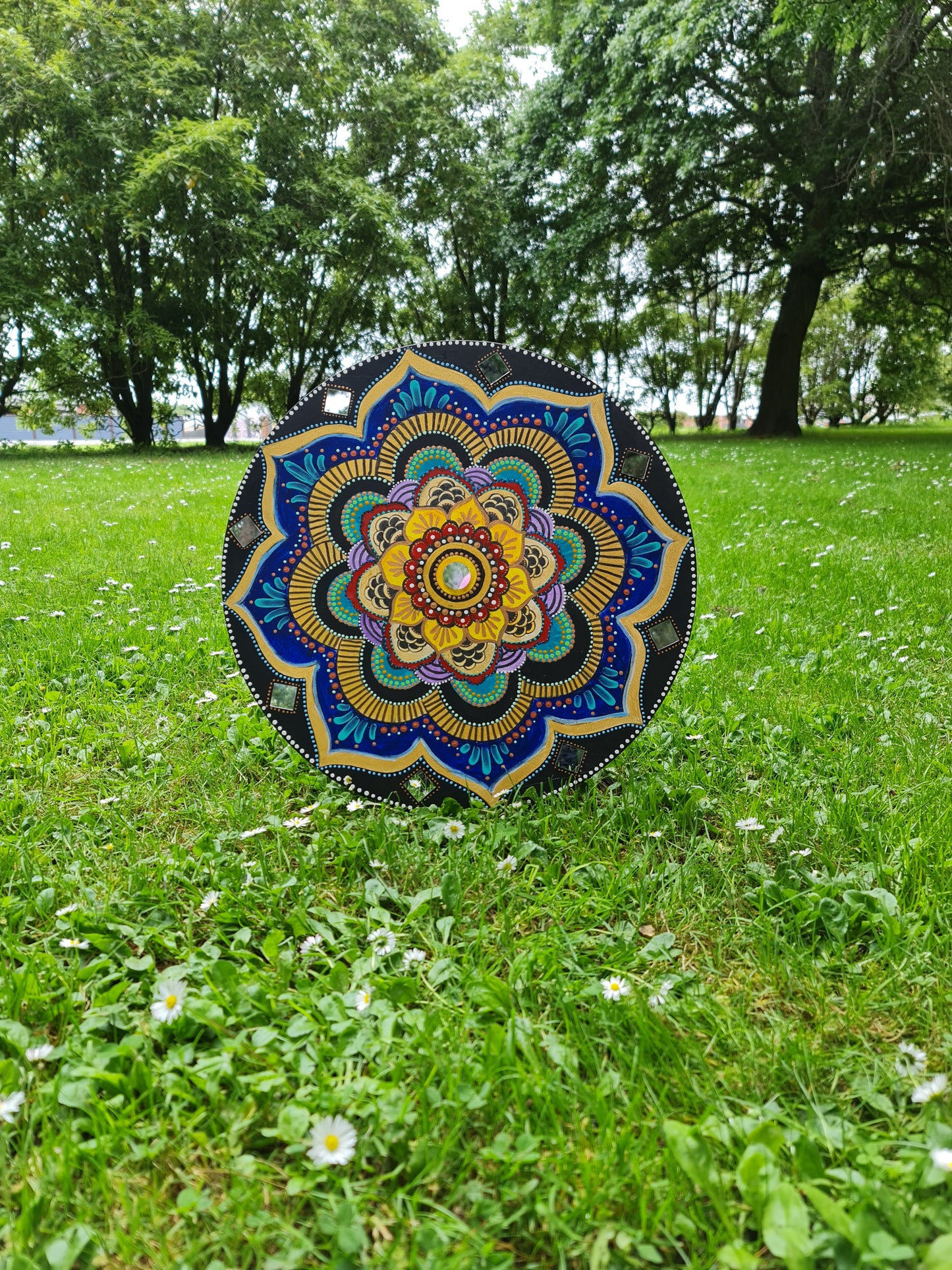 Hand Painted Mandala Wall Decor Paintings