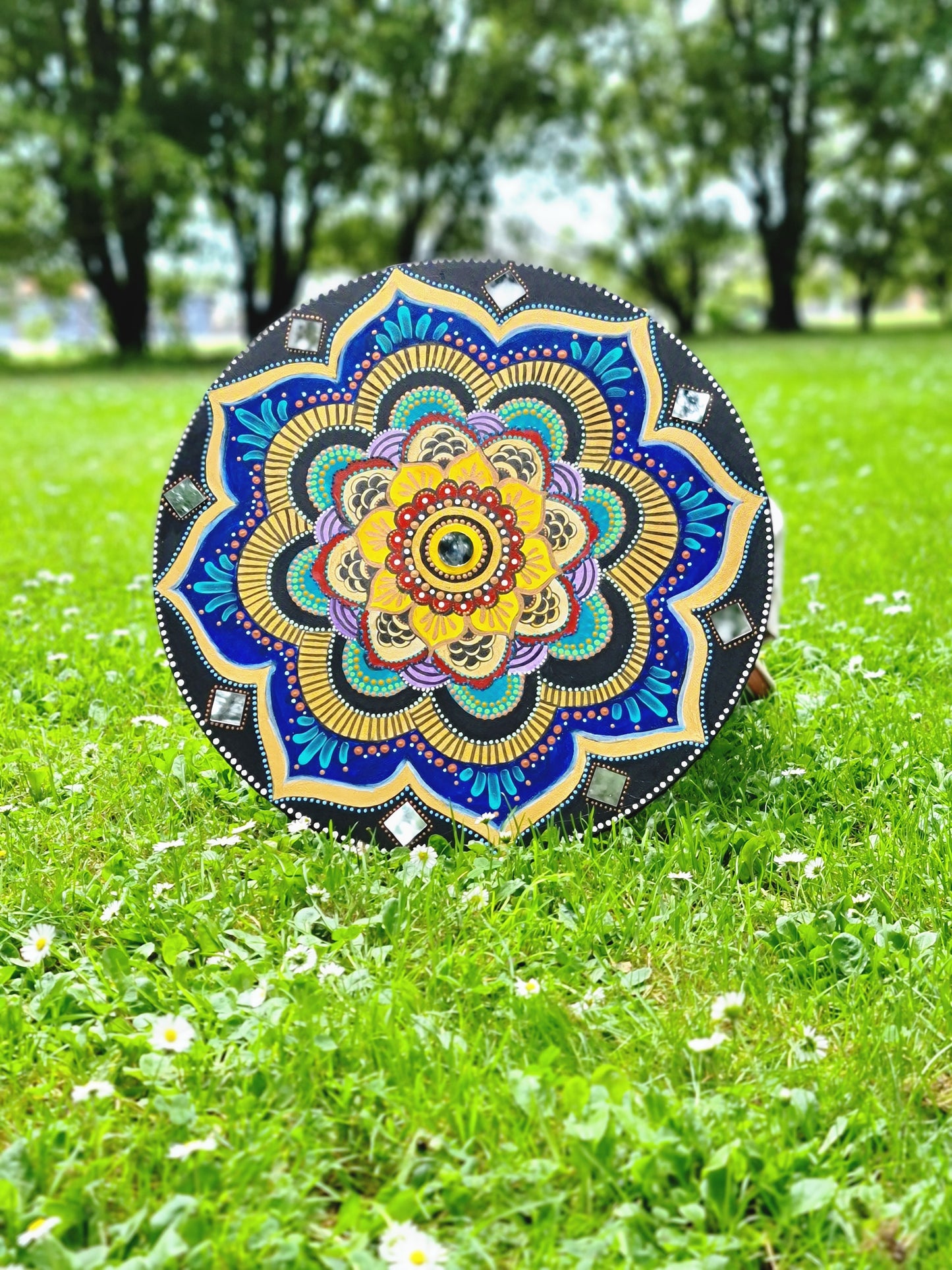 Hand Painted Mandala Wall Decor Paintings