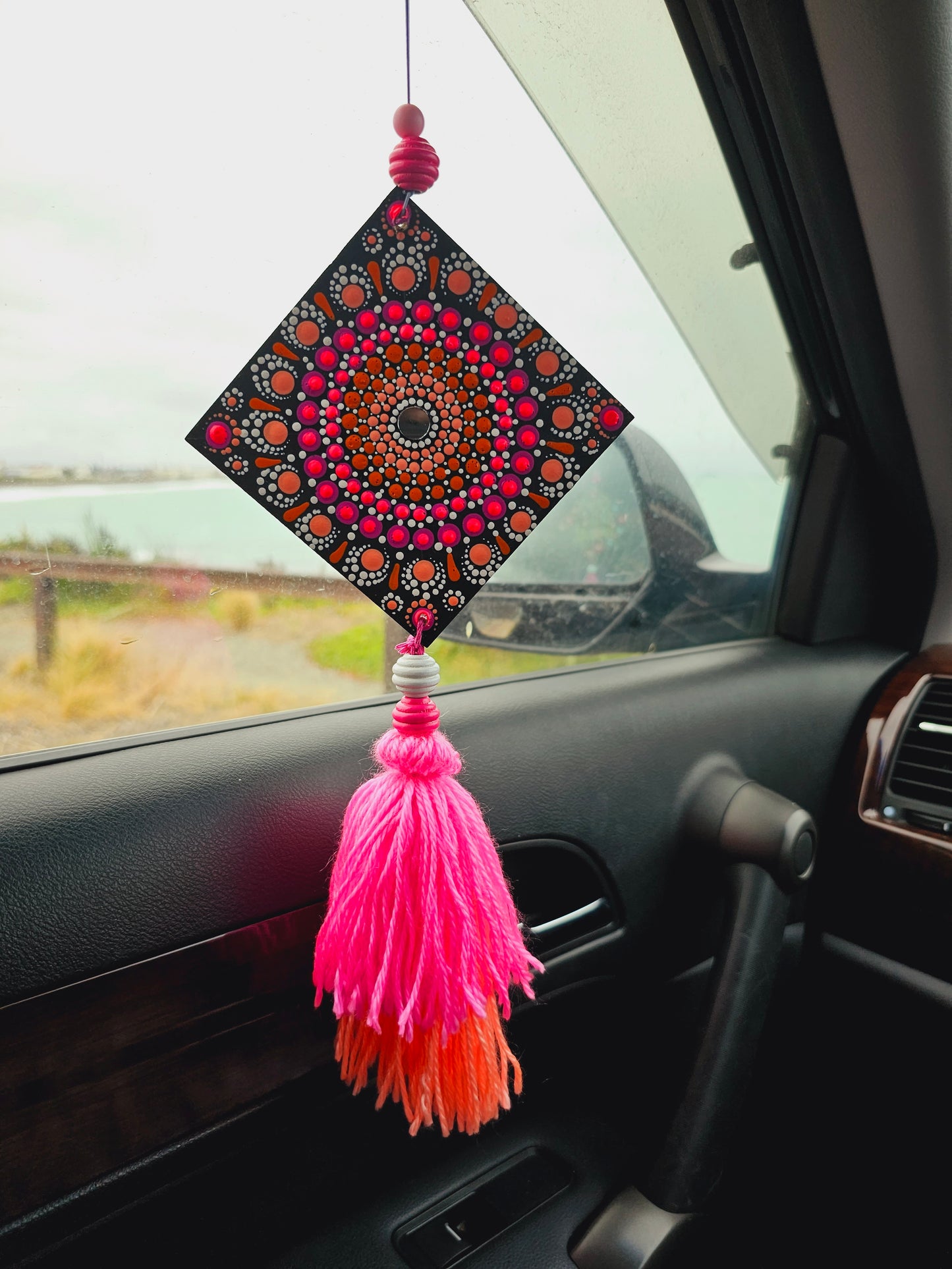 Double Side Mandala Car Hangings