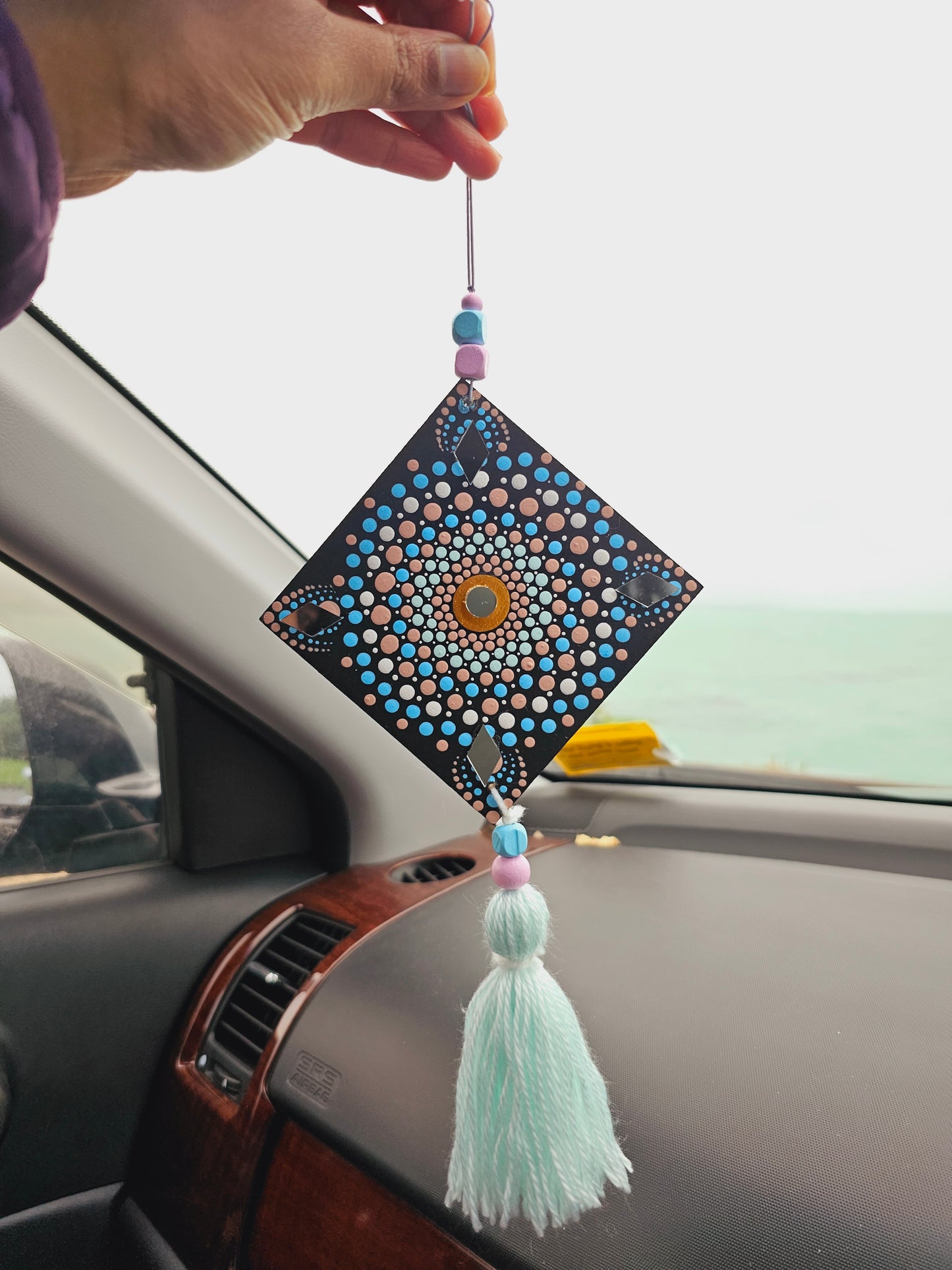 Double Side Mandala Car Hangings