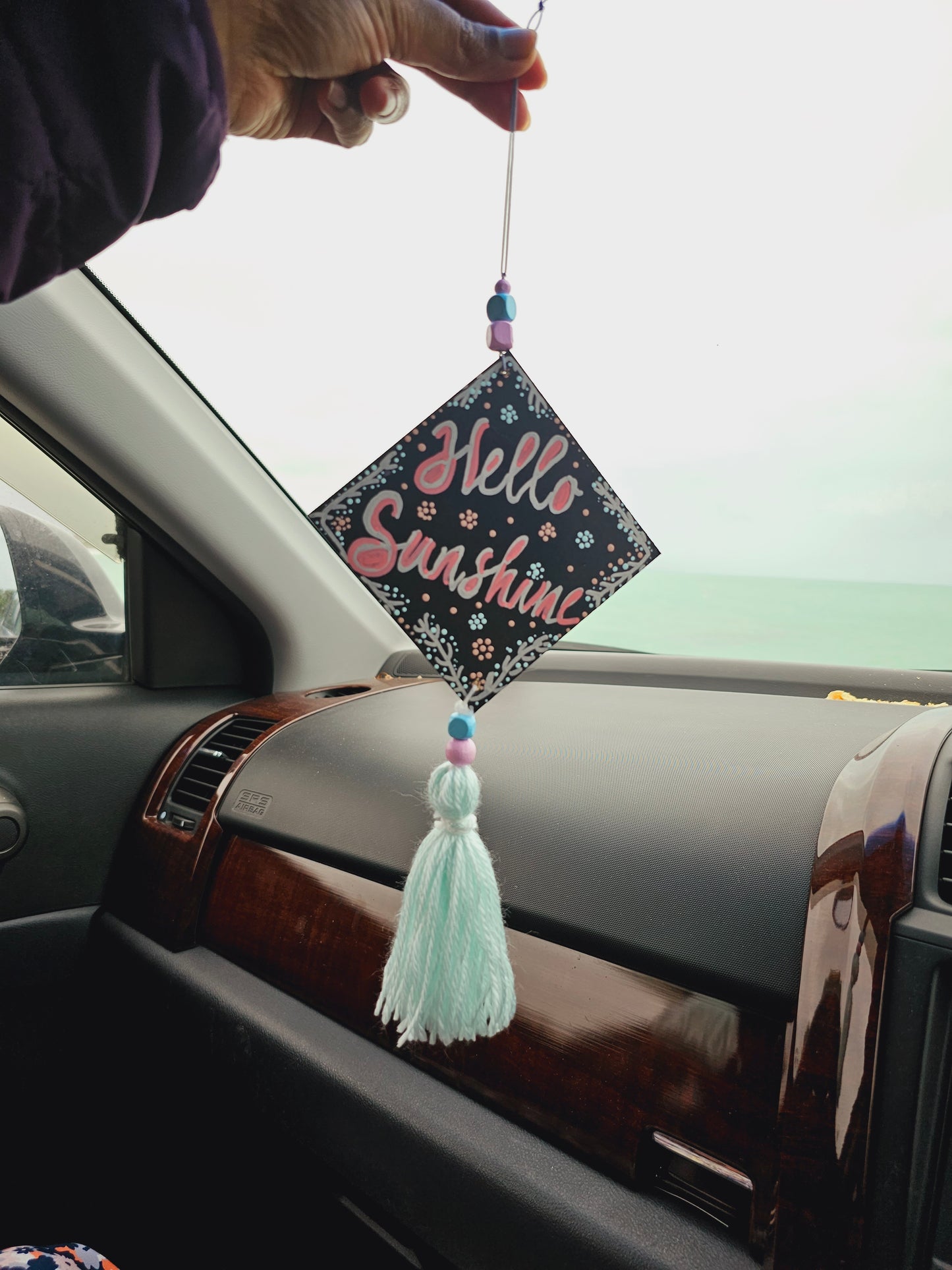 Double Side Mandala Car Hangings