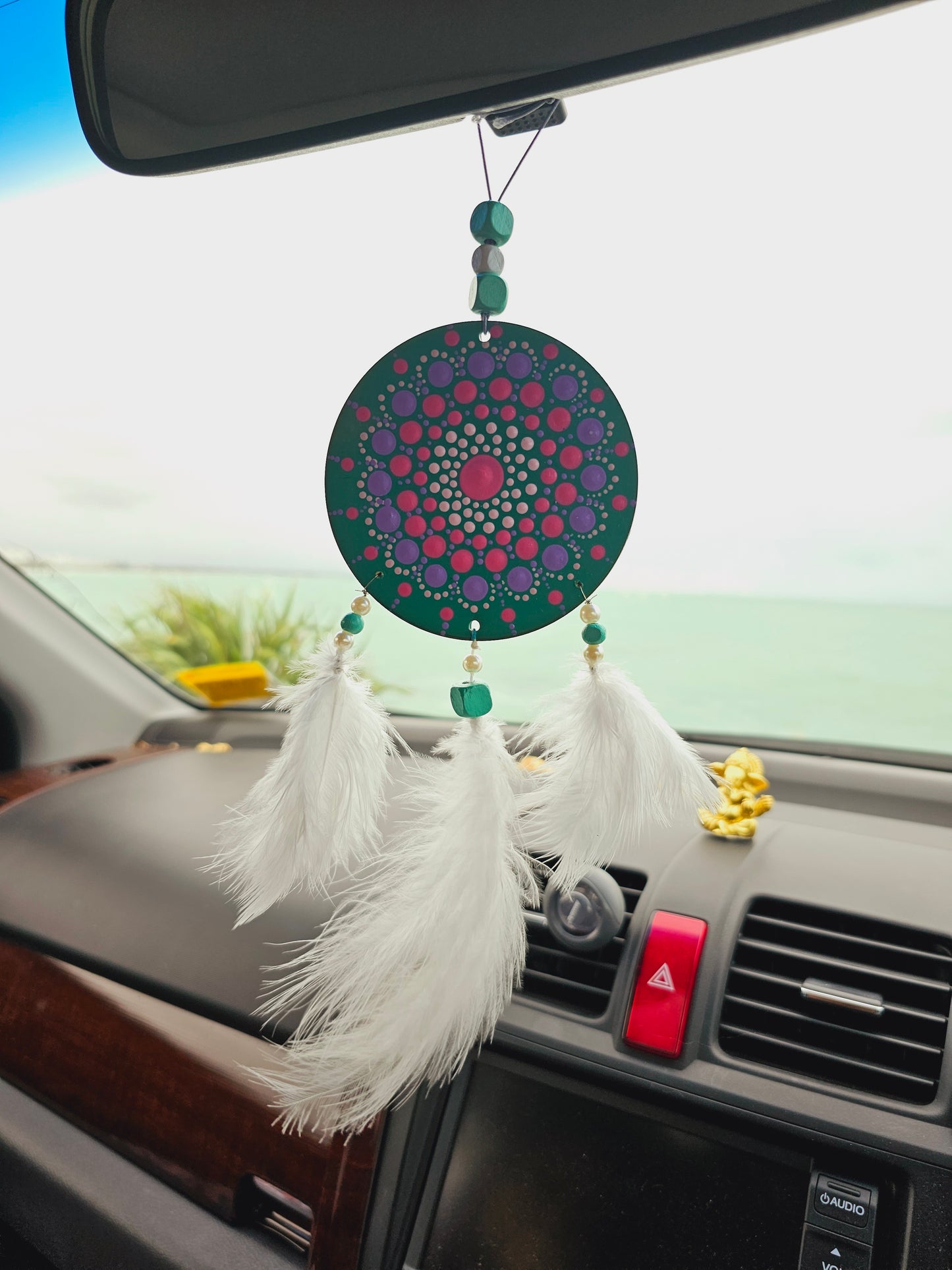 Double Sided Mandala Car Hangings