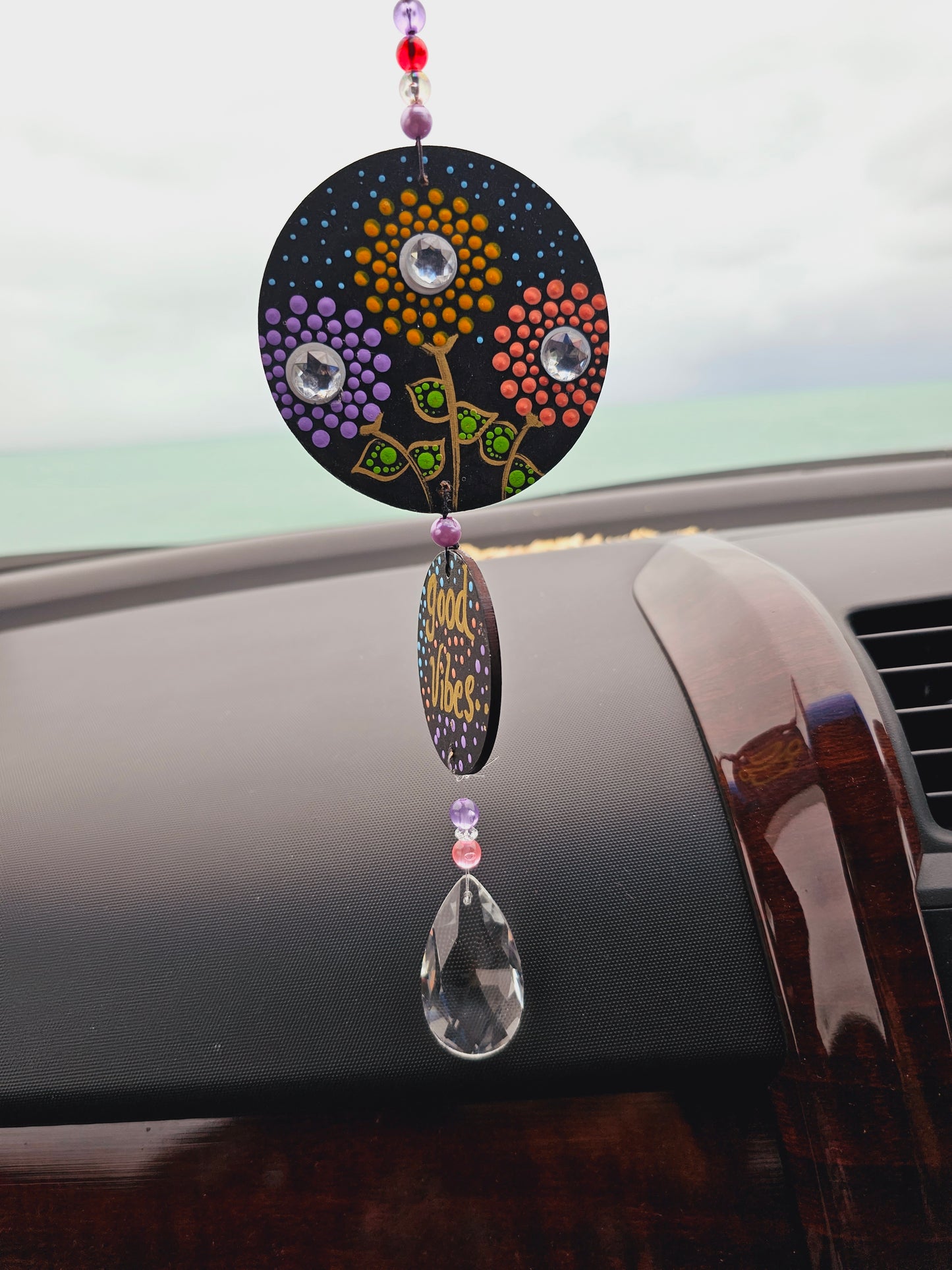 Double Side Mandala Car Hangings