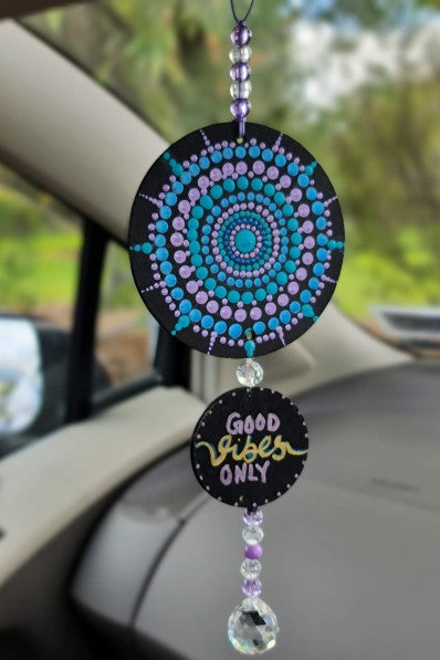 Double Sided Mandala Car Hangings