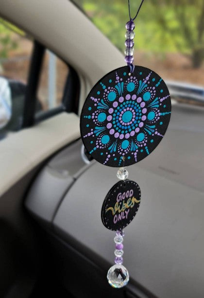 Double Sided Mandala Car Hangings